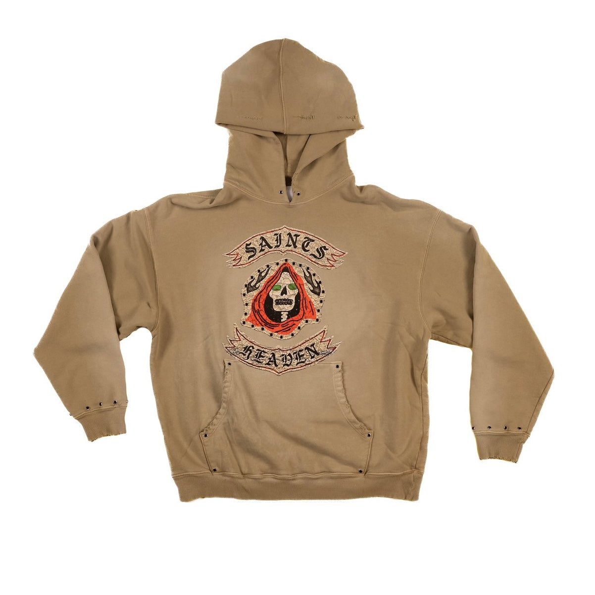 THE ALCHEMIST RAY SAINTS HOODIE PLASTER