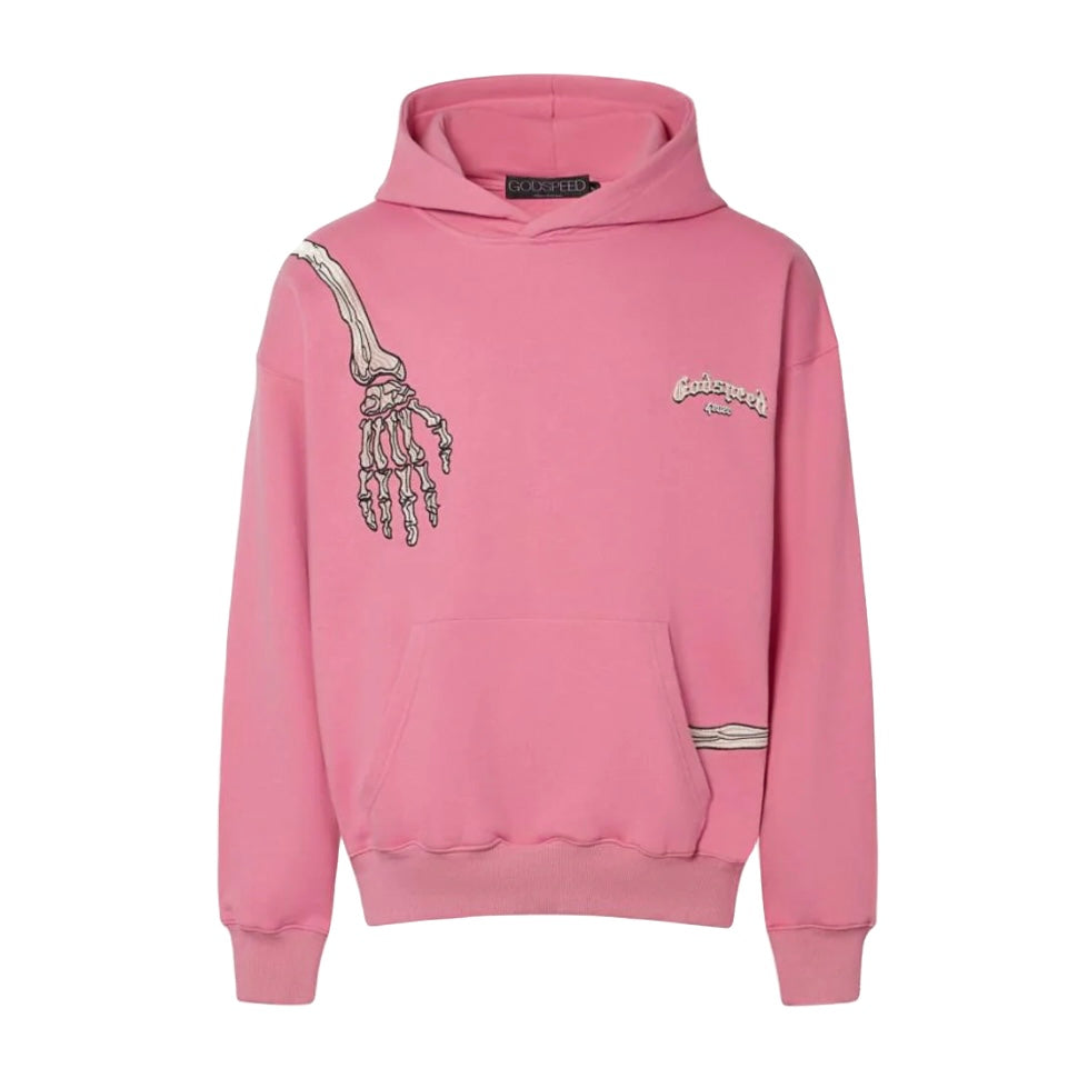 Godspeed 'R.O.D Ride or Die Skeleton' Hoodie Pink