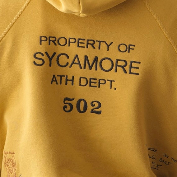Samuel Zelig Yearbook Hoodie Yellow