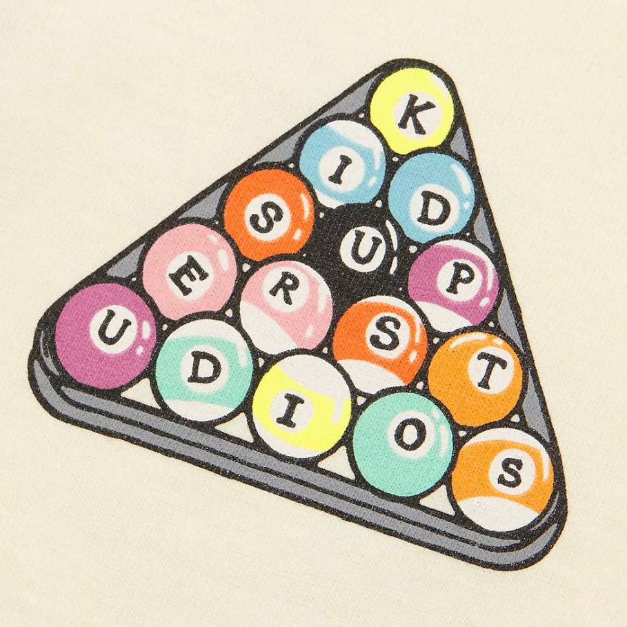 KID SUPER BILLARDS TEE CREAM