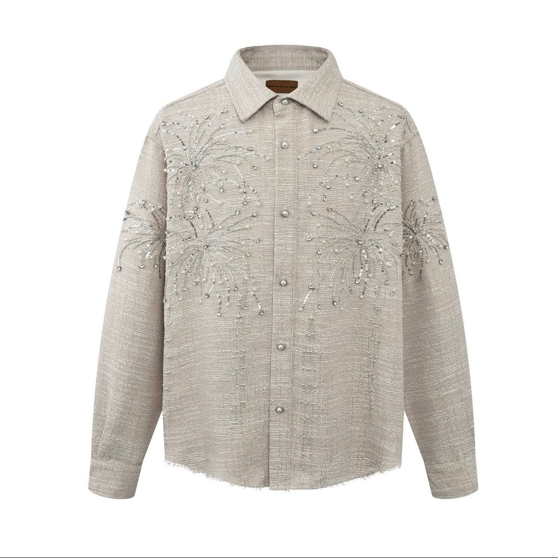 BIRTH OF ROYAL CHILD FIREWORKS BEADED SHIRT
