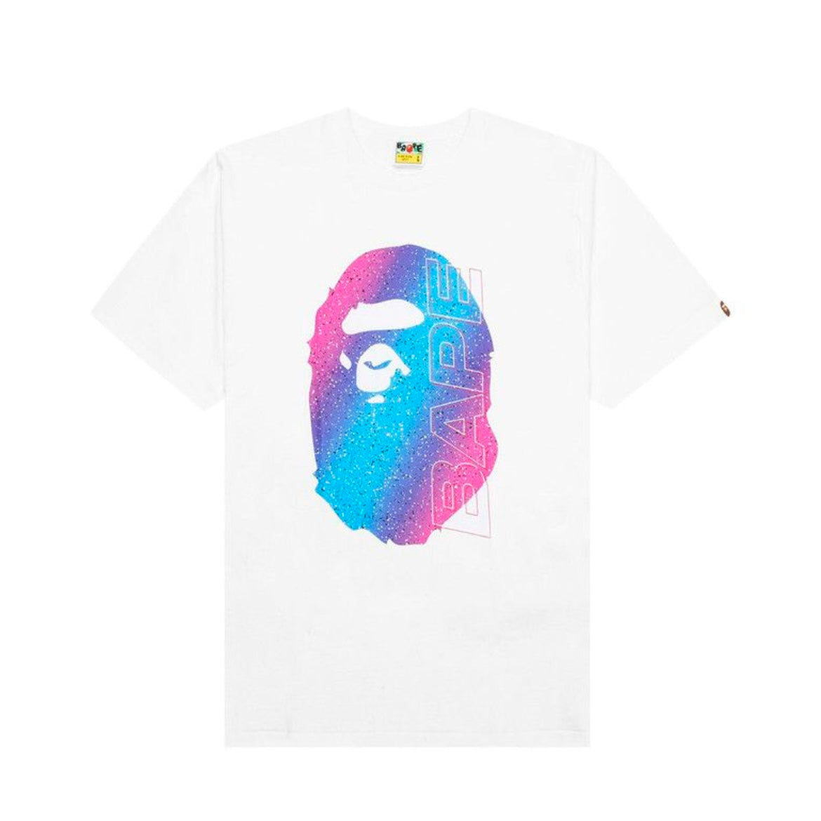 BAPE ELECTRO NEON TEE WHITE