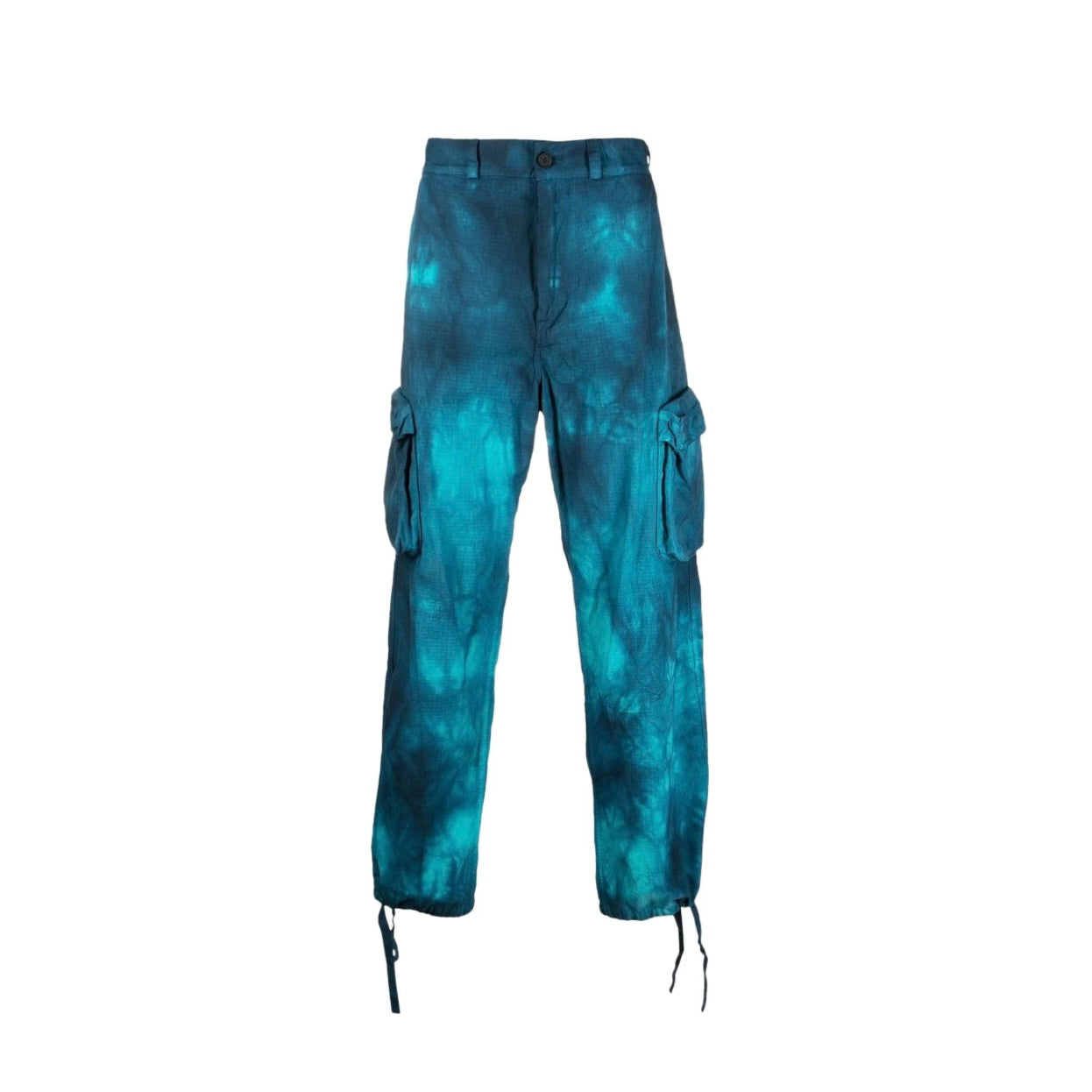 Off-White Tie Dye Contour Cargo Pant 'Turquoise'