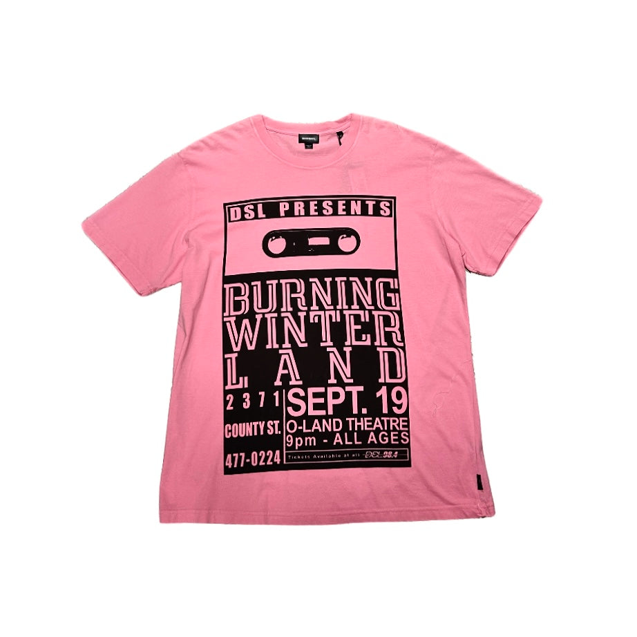 DIESEL T SHIRT PINK