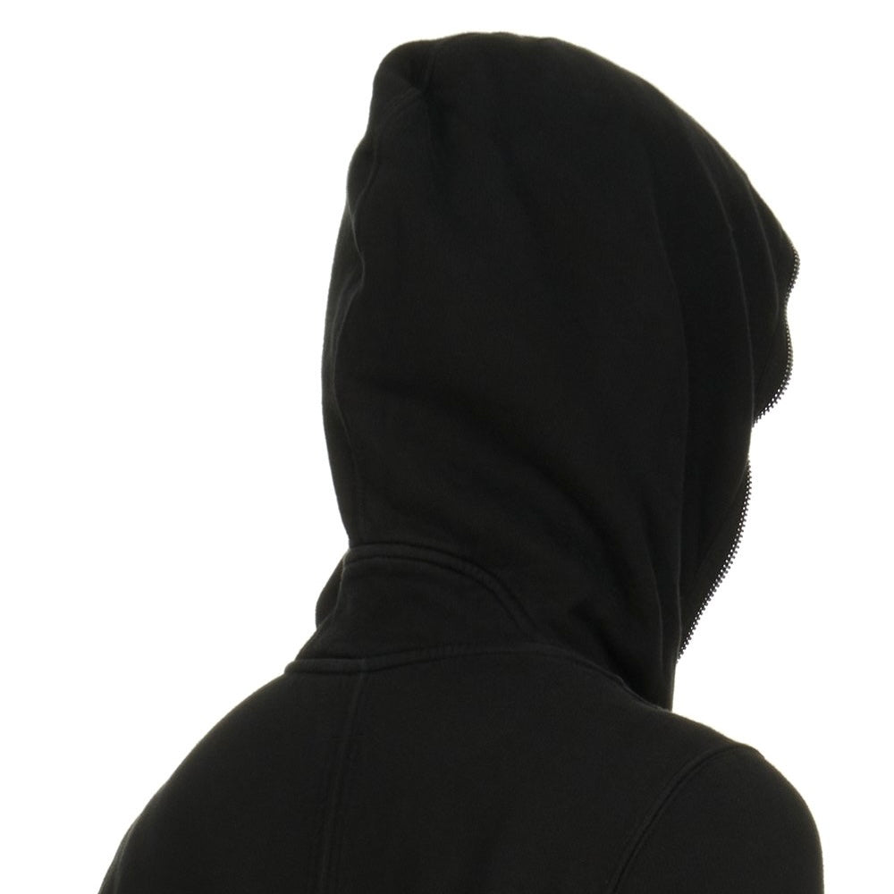 RICK OWENS DRKSHDW SS25 GIMP ZIPPED HOODIE BLACK