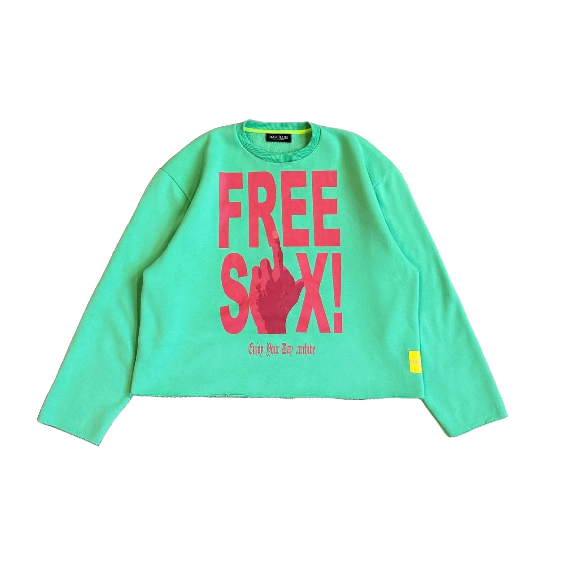 MARCËLLUS FREE *EX GREEN CREWNECK