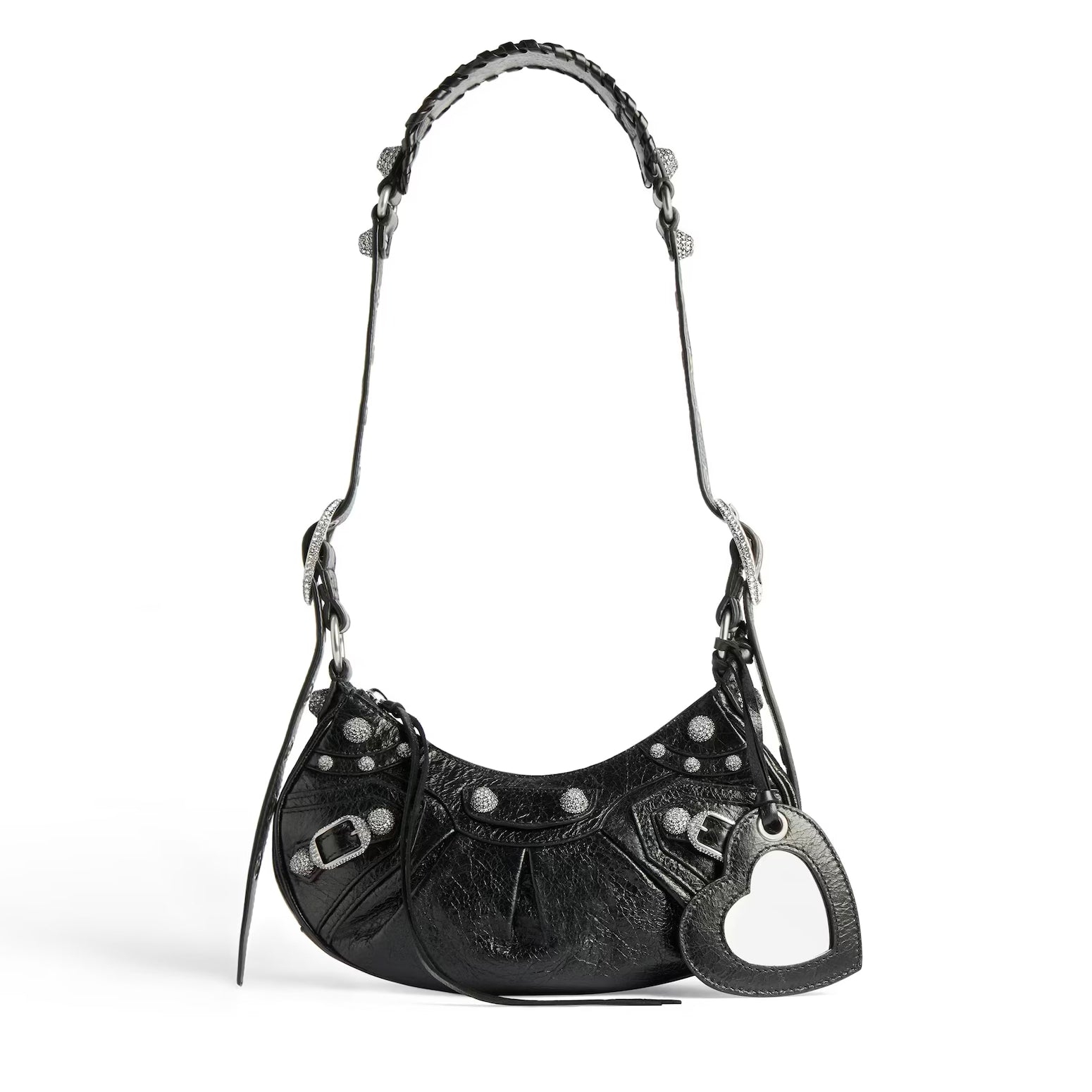 Women's Le Cagole Shoulder Bag Small in Black