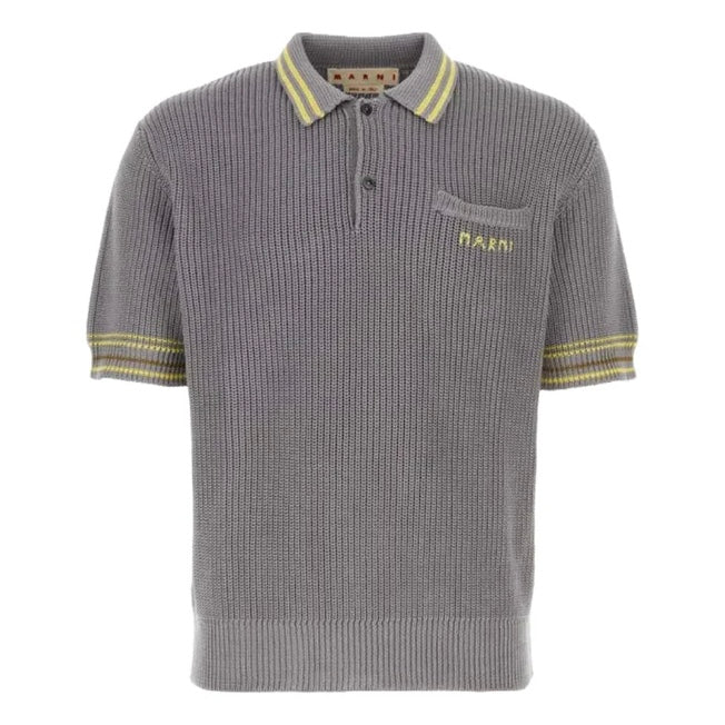 MARNI FISHERMAN RIBS POLO GREY