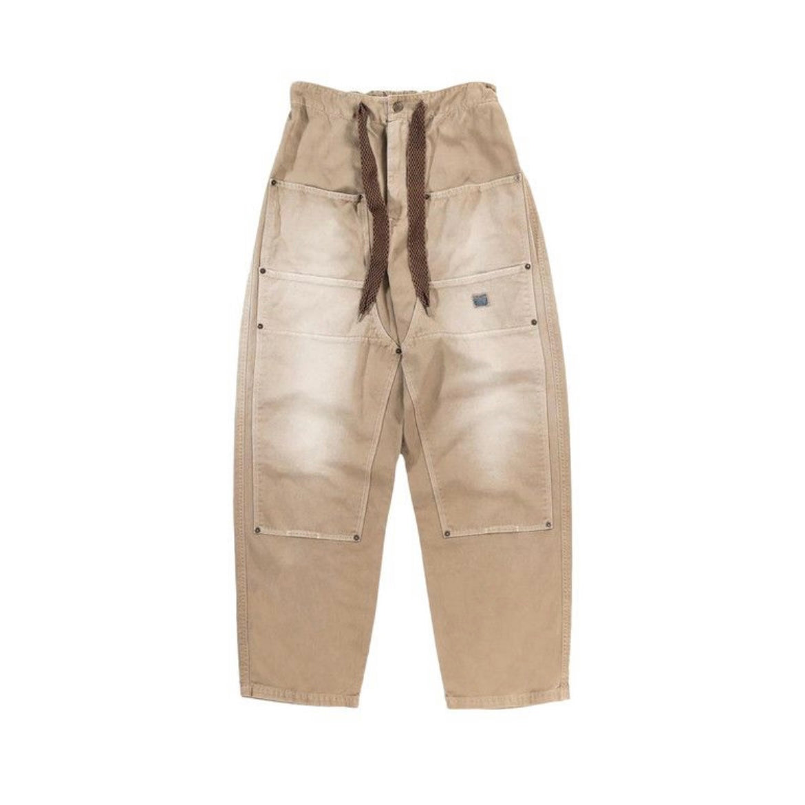 KAPITAL KATSURAGI KNEE EASY PANTS BEIGE