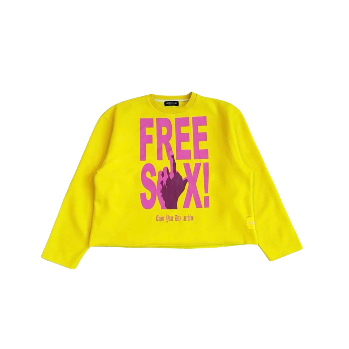 MARCËLLUS FREE *EX YELLOW CREWNECK