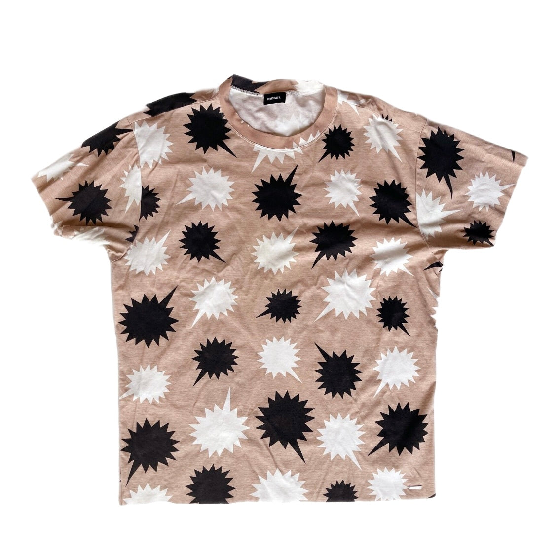 Diesel T-WALLACE Raw Hem Speech Bubble