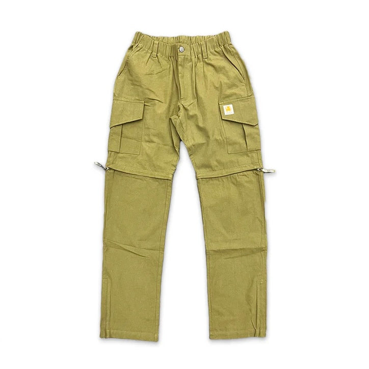 SINCLAIR  CONVERTIBLE CARGO PANTS "GREEN”