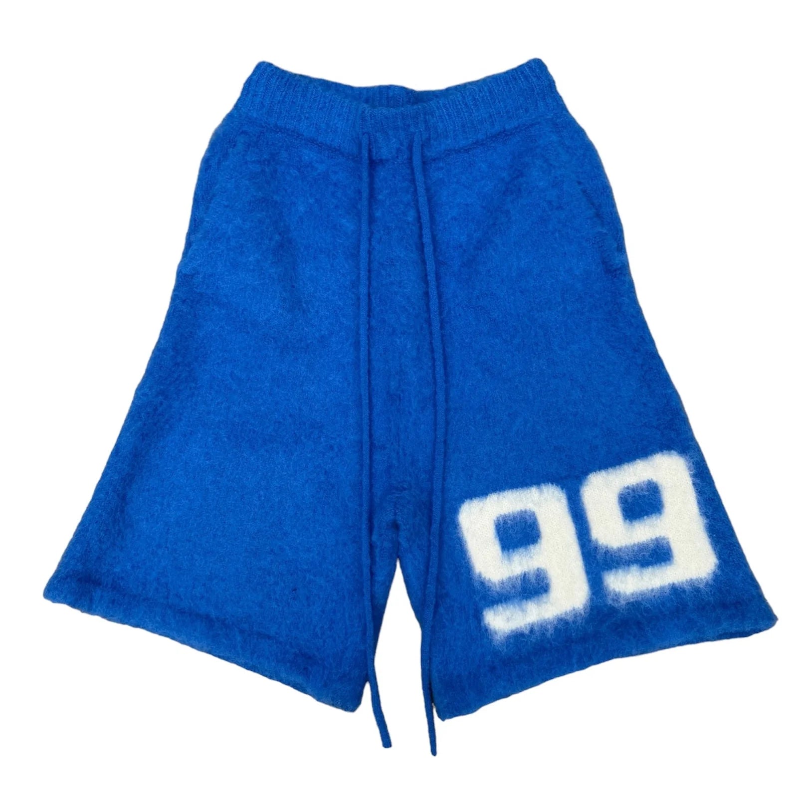 BRAINWASHED Mohair Shorts Royal Blue