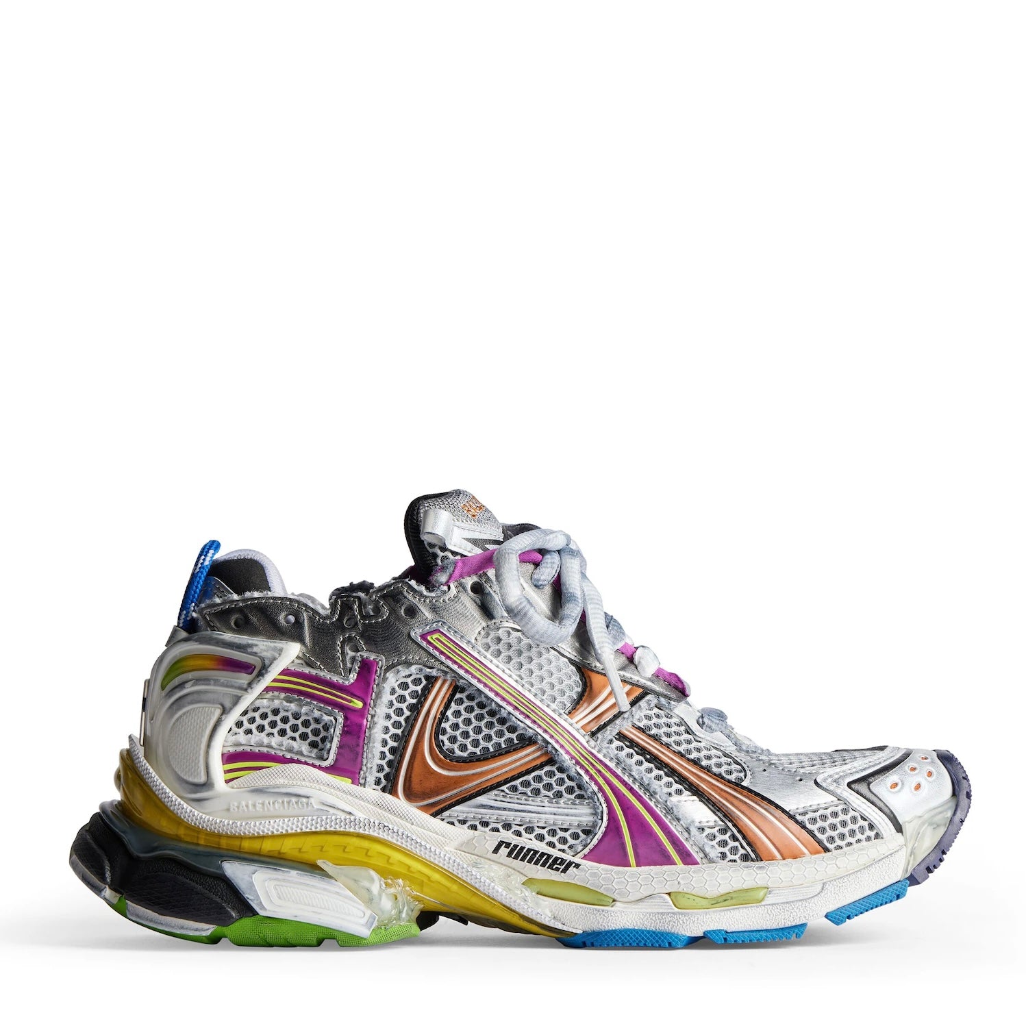 BALENCIAGA| Runner Sneaker In Multicolor & Grey