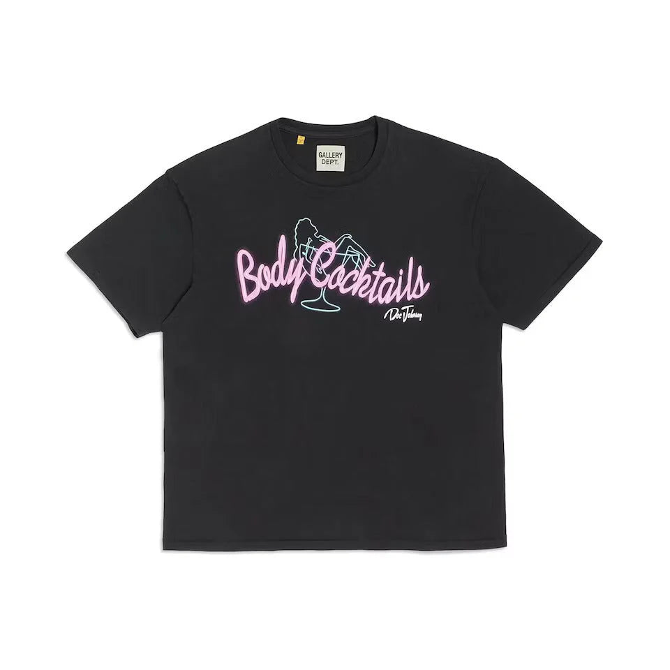 Gallery Dept Black Body Cocktails T-Shirt