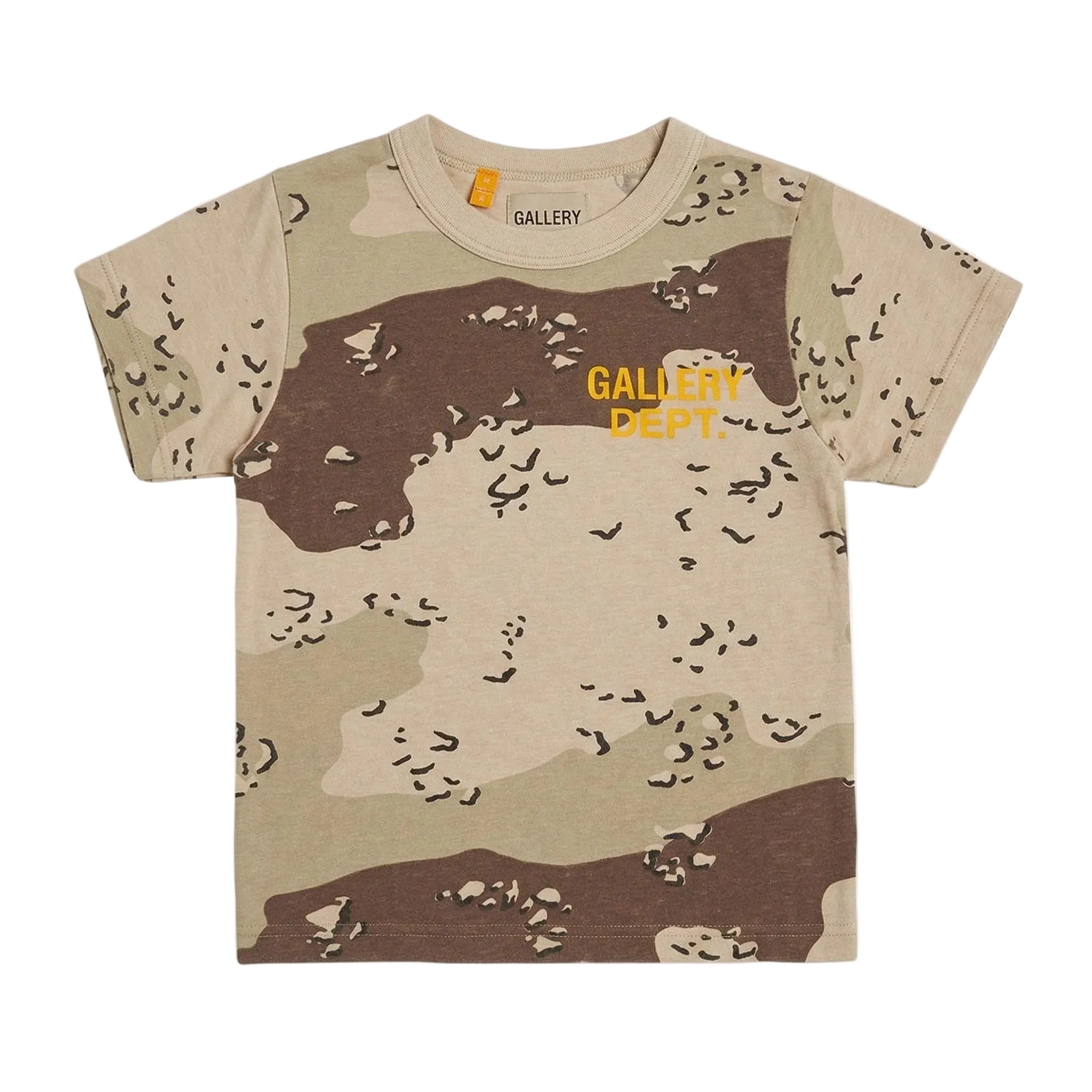 Gallery Dept. Kids GD Logo Tee Camo Chocolate Chip