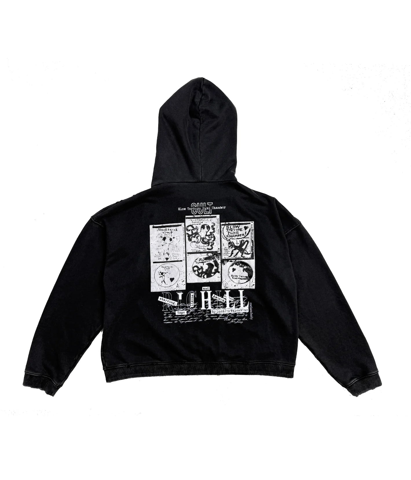 RICHILL Melancholy Gore Graphic Hoodie