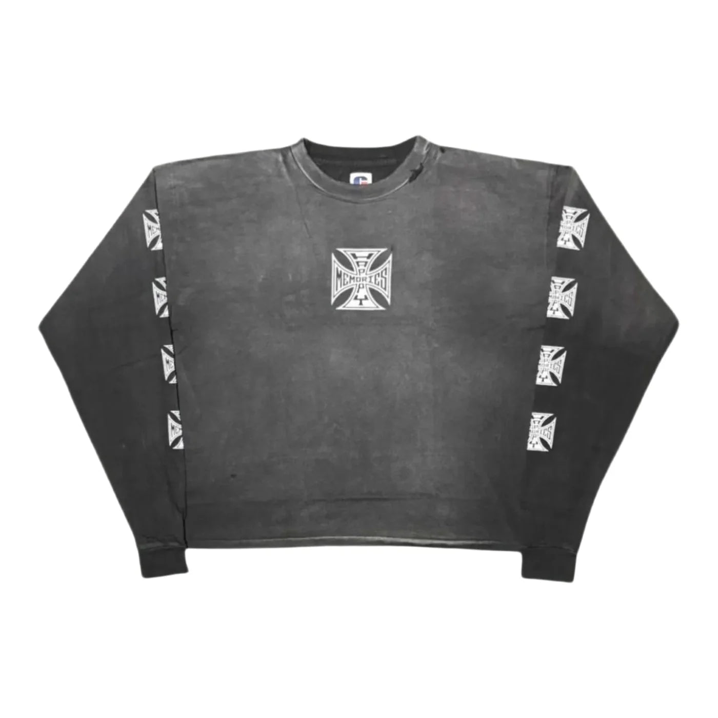 HMDD Biker Longsleeve T-Shirt Washed Black