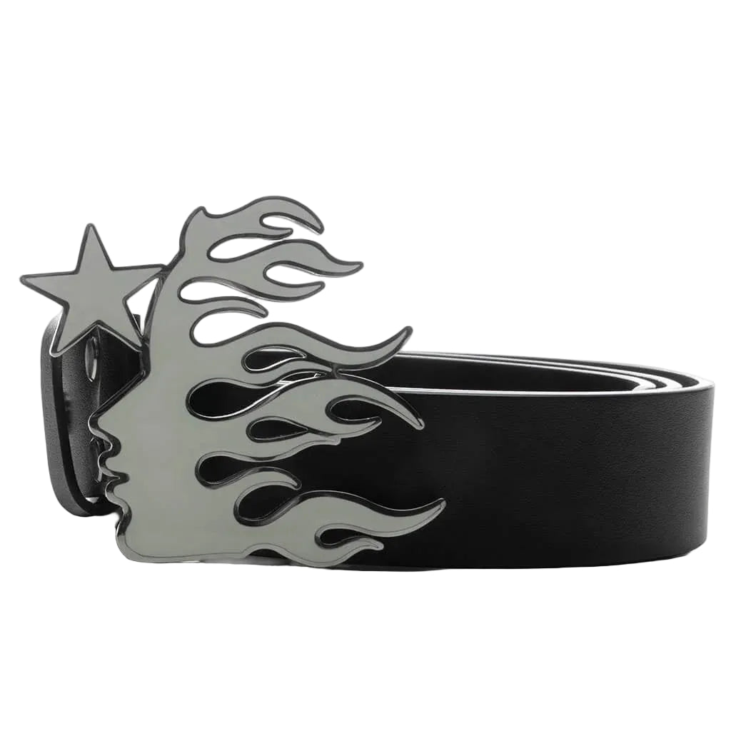 HELLSTAR "FLAME GIRL" LOGO BELT