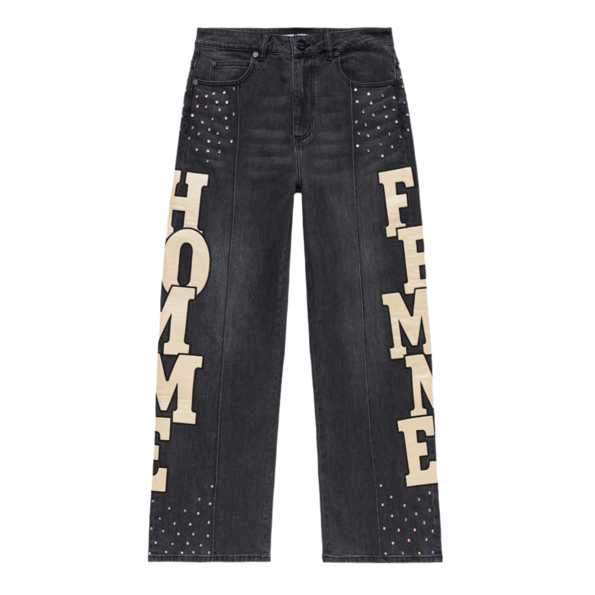 HOMME + FEMME Superstar Denim Black