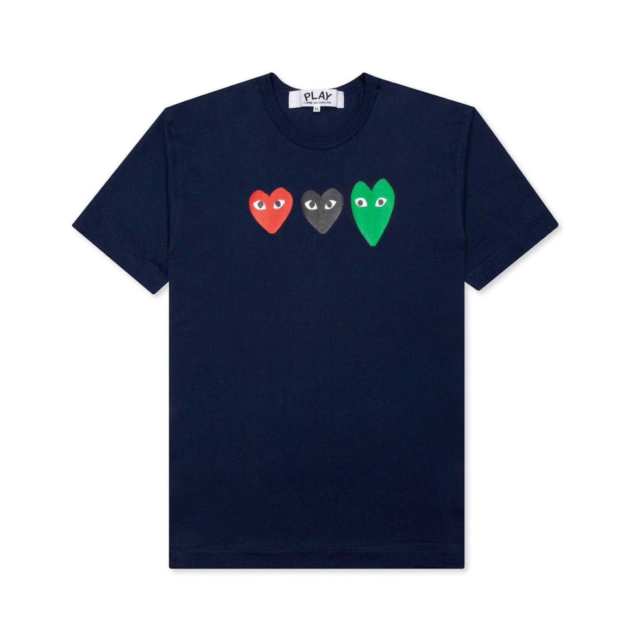 Comme des Garcons PLAY TEE MULTI HEART