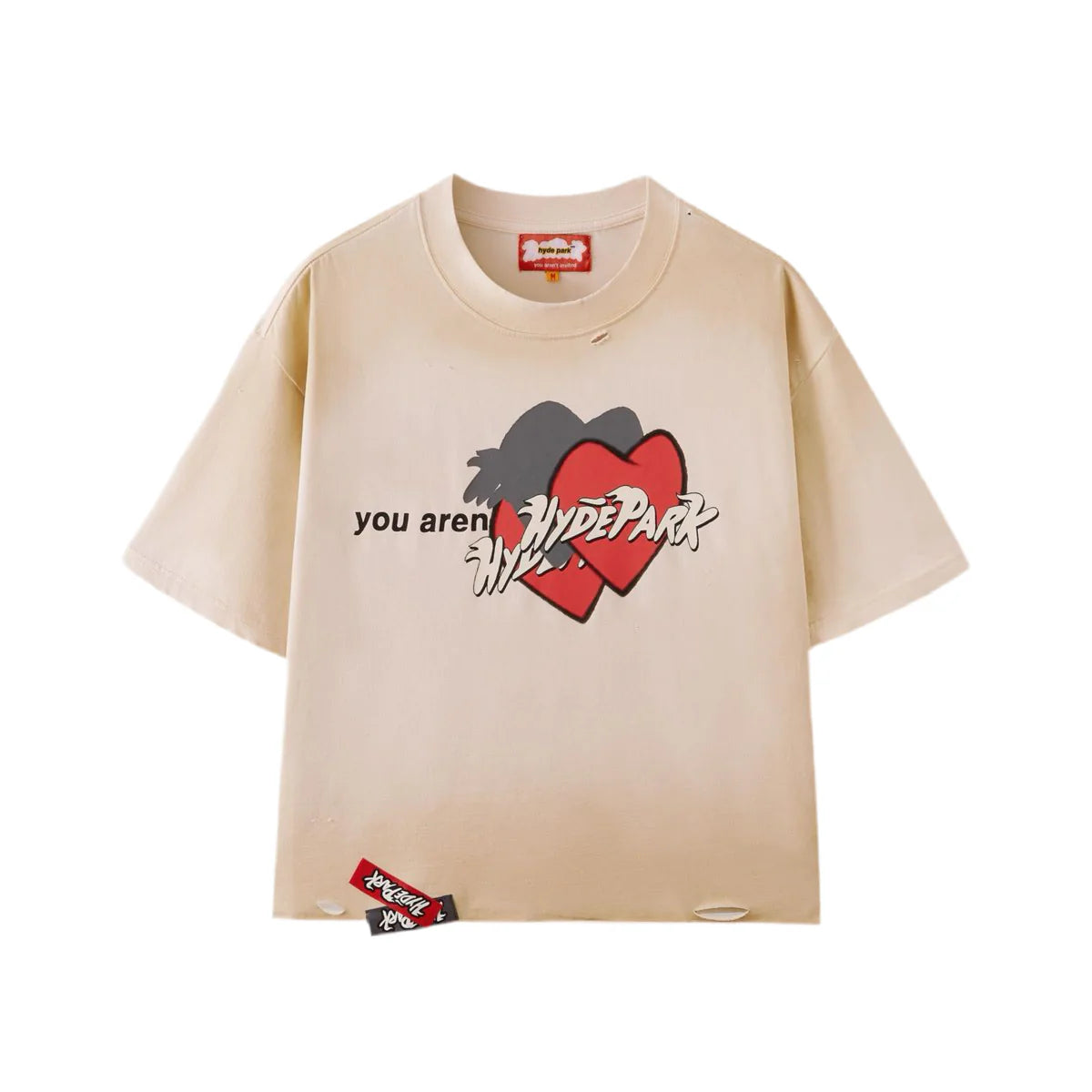 HYDE PARK SHOW N THROW TEE CREAM