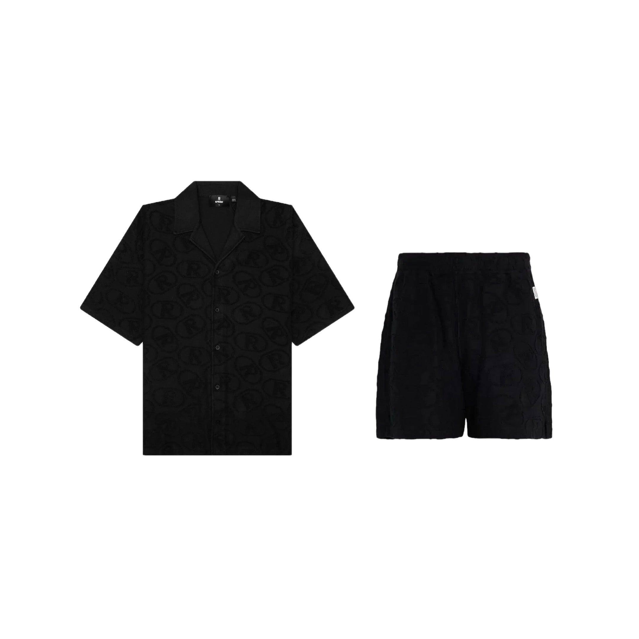 Represent Aop Towel Set ( Black )