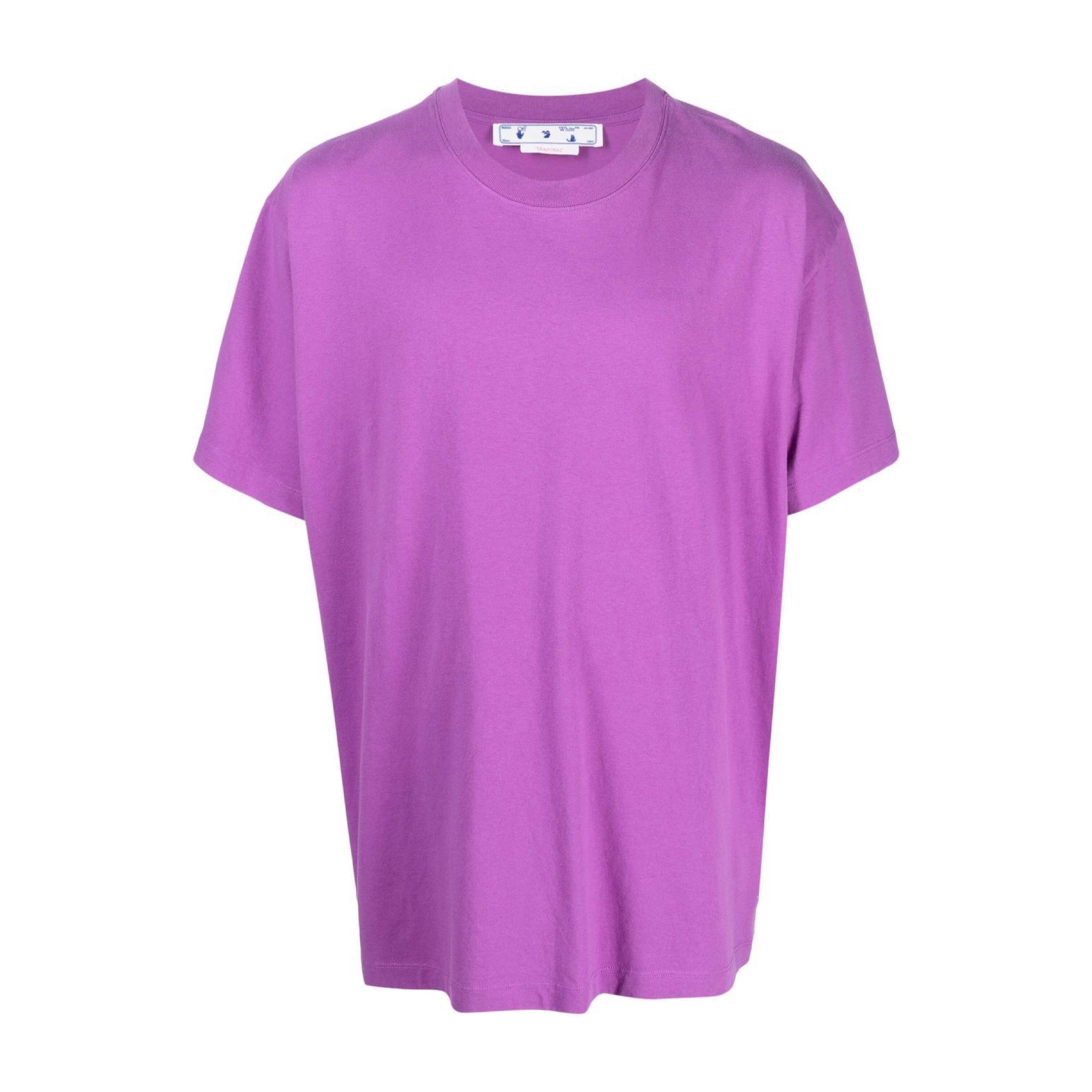 OFF-WHITE Diagonal printed Tee Purple
