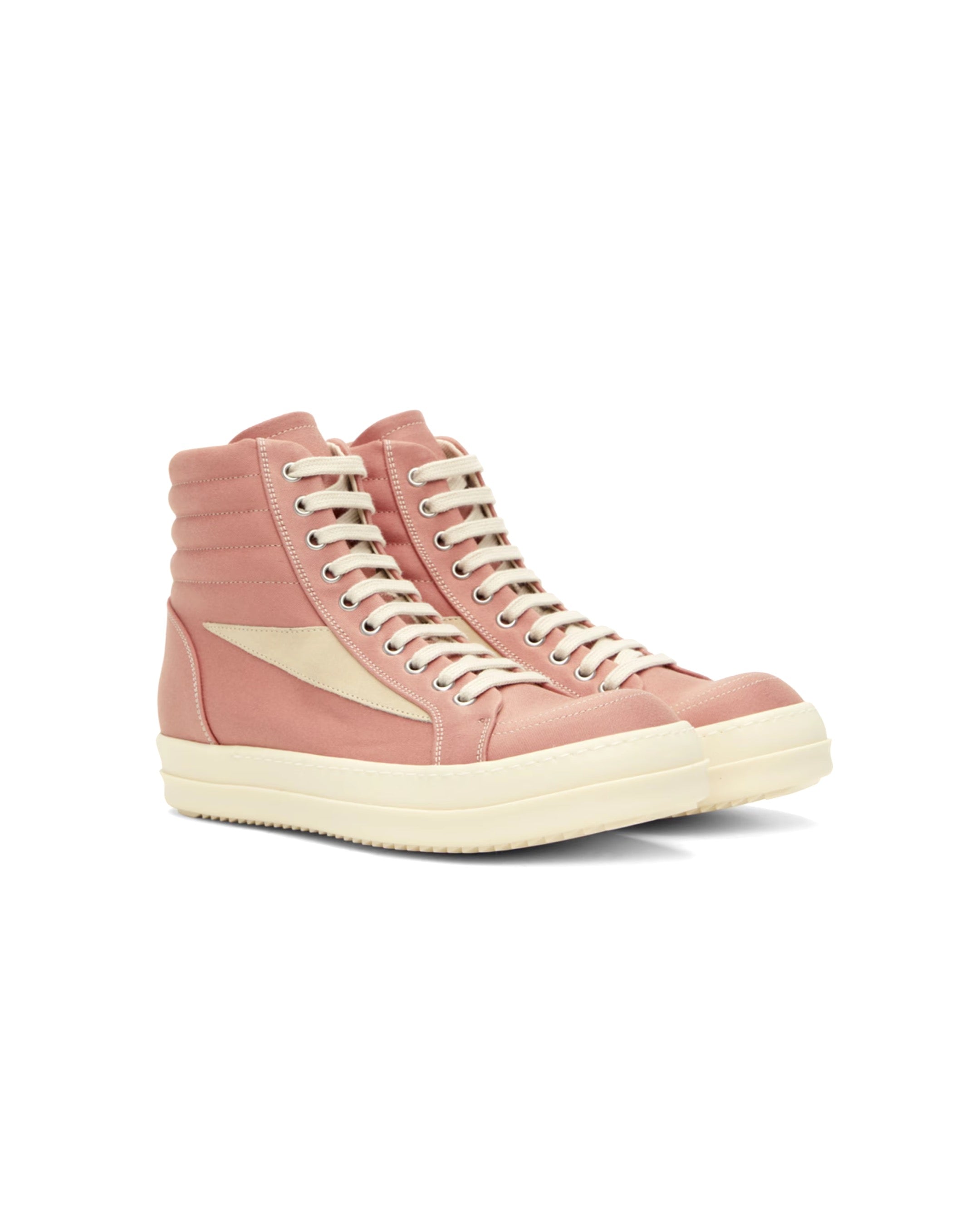 RICK OWENS Drkshdw Vintage Lido High Sneakers - Pink/Milk