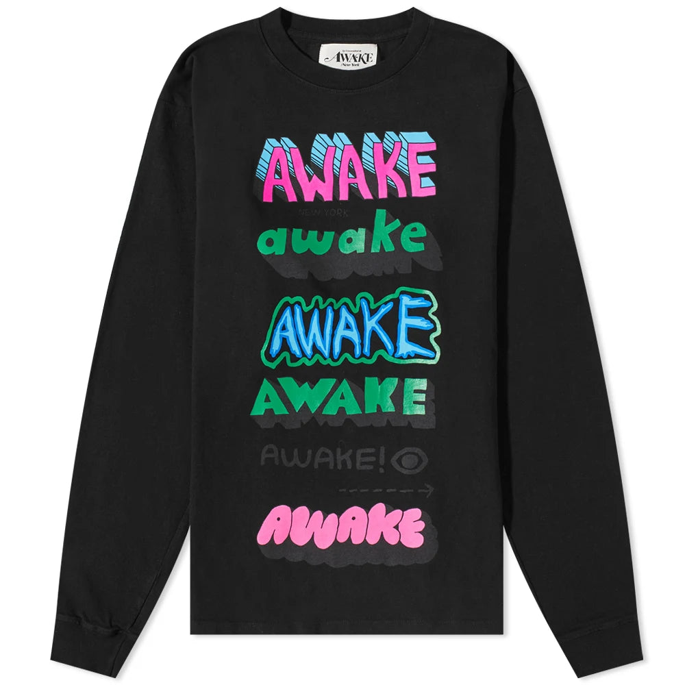 Awake NY x Stefan Meier Longsleeve BLACK