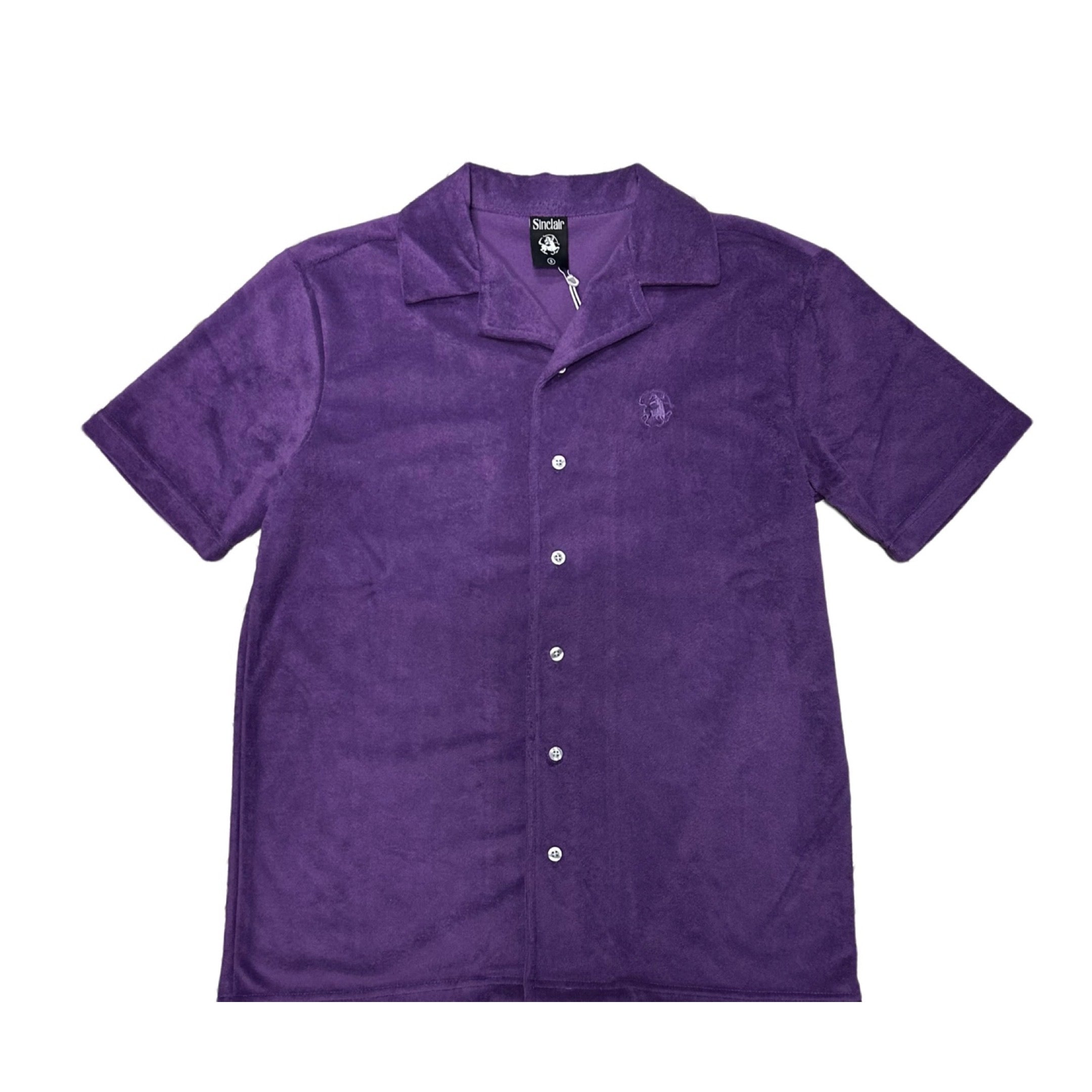 SINCLAIR CAMP SHIRT PURPLE