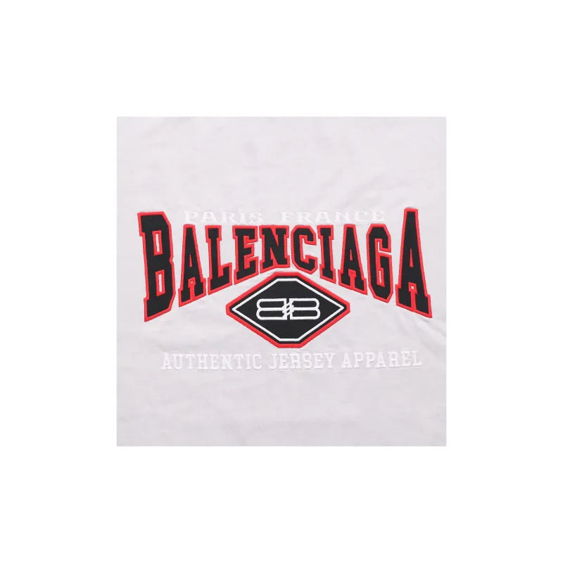 BALENCIAGA AUTHENTIC JERSEY APPAREL T-SHIRT DIRTY WHITE