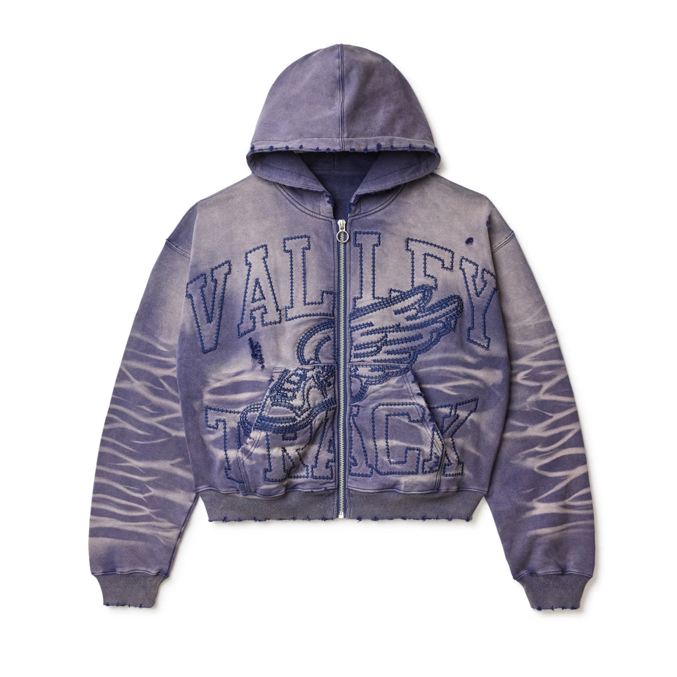 Vale Forever Typhoon Garden Zip Up Hoodie Purple