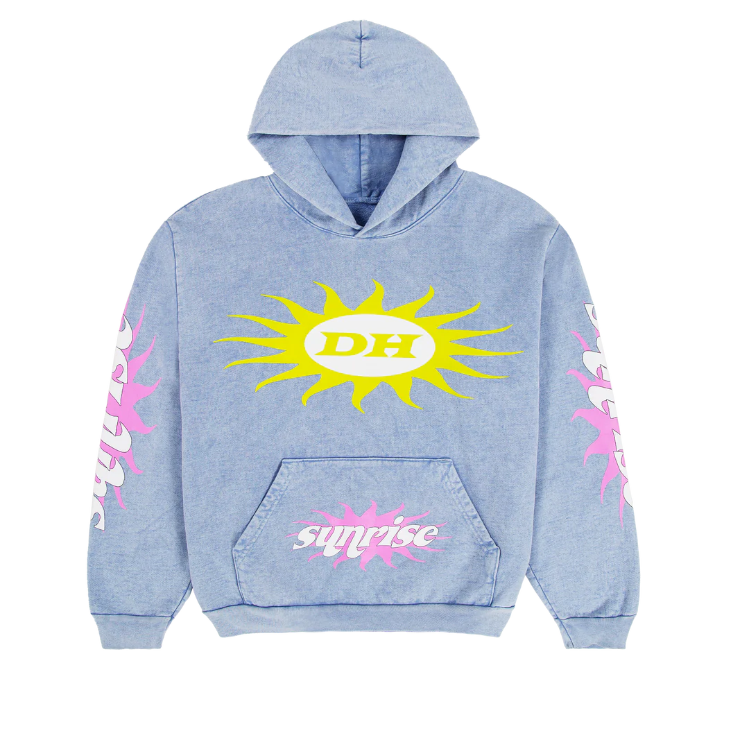 DESIGNER HUMANS SUNRISE HOODIE BLUE