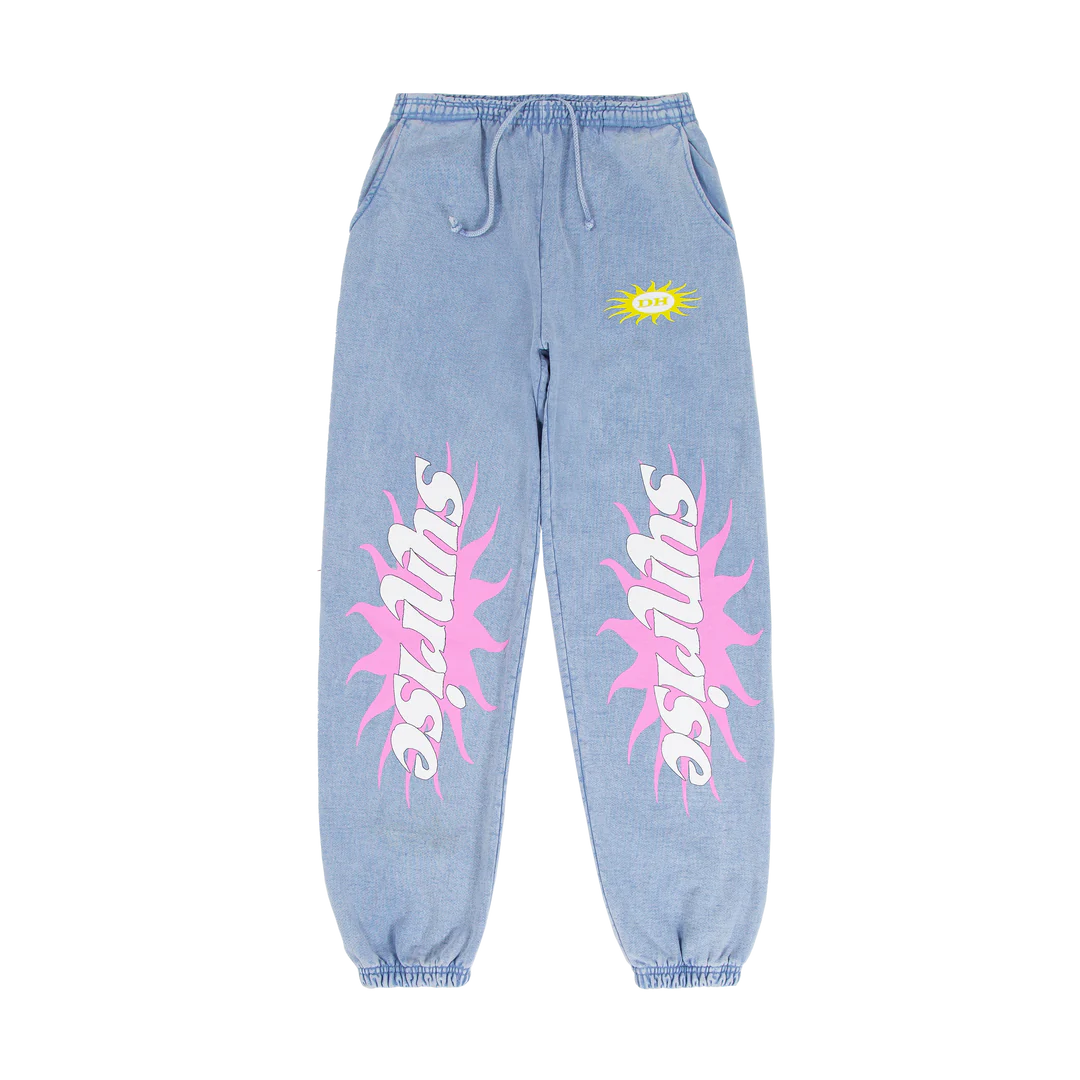 DESIGNER HUMANS SUNRISE SWEATPANTS BLUE