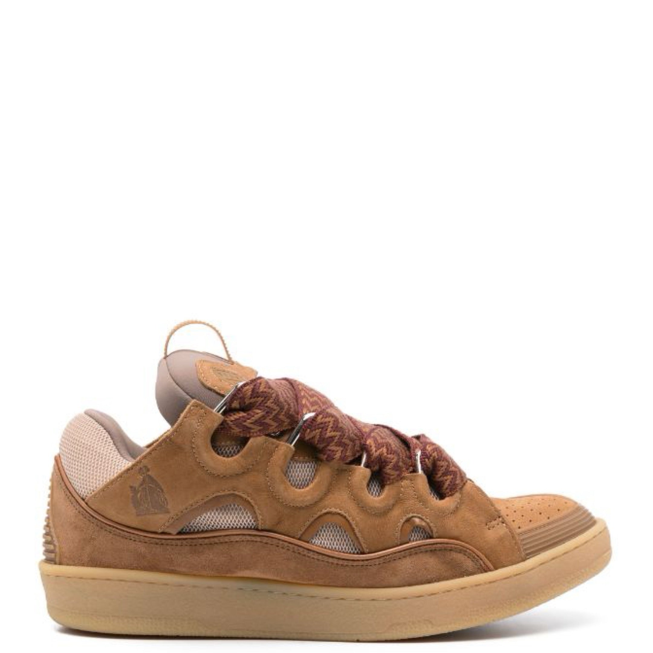 LANVIN SNEAKERS CURB BROWN CUMIN