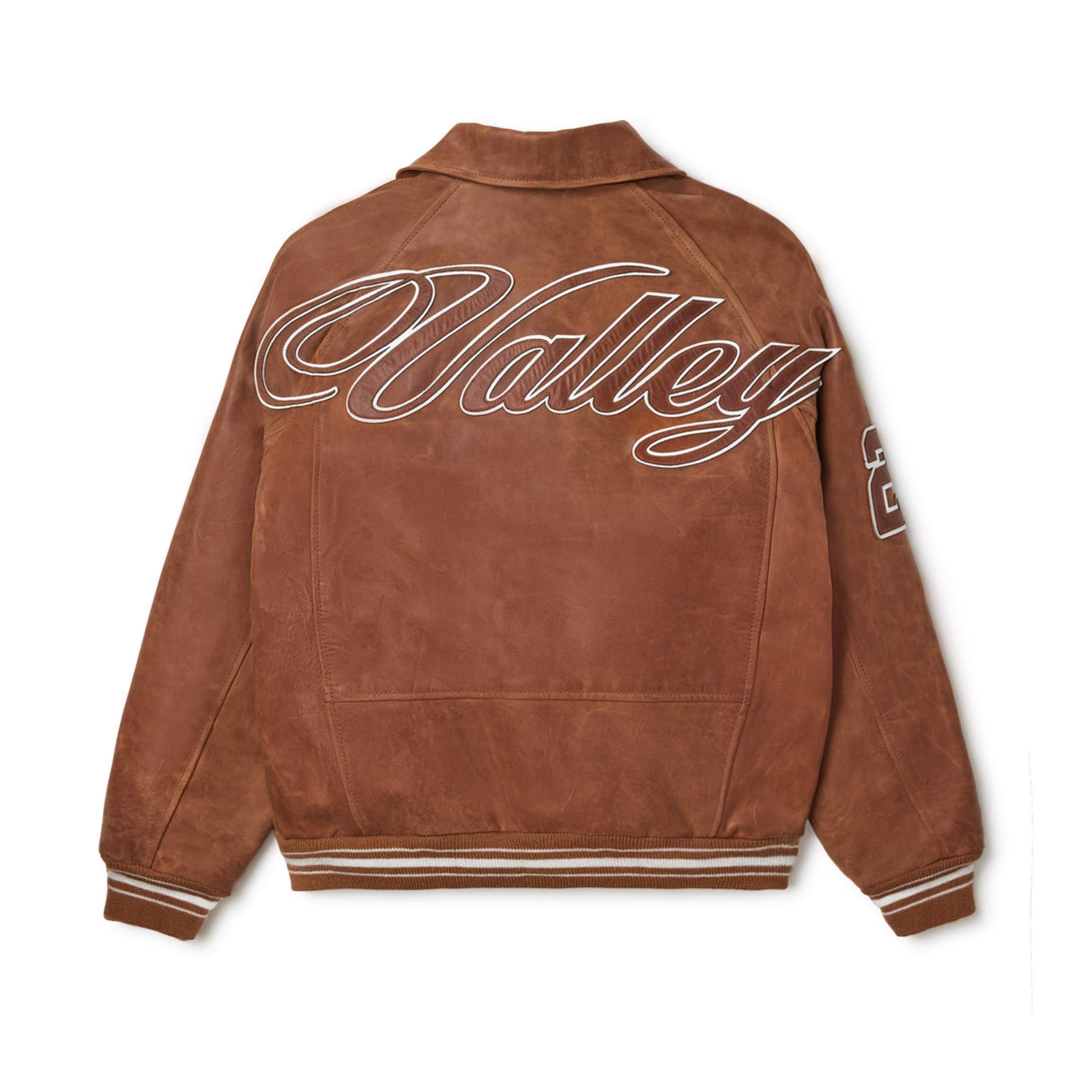 VALE FOREVER BROWN VALLEY LEATHER JACKET