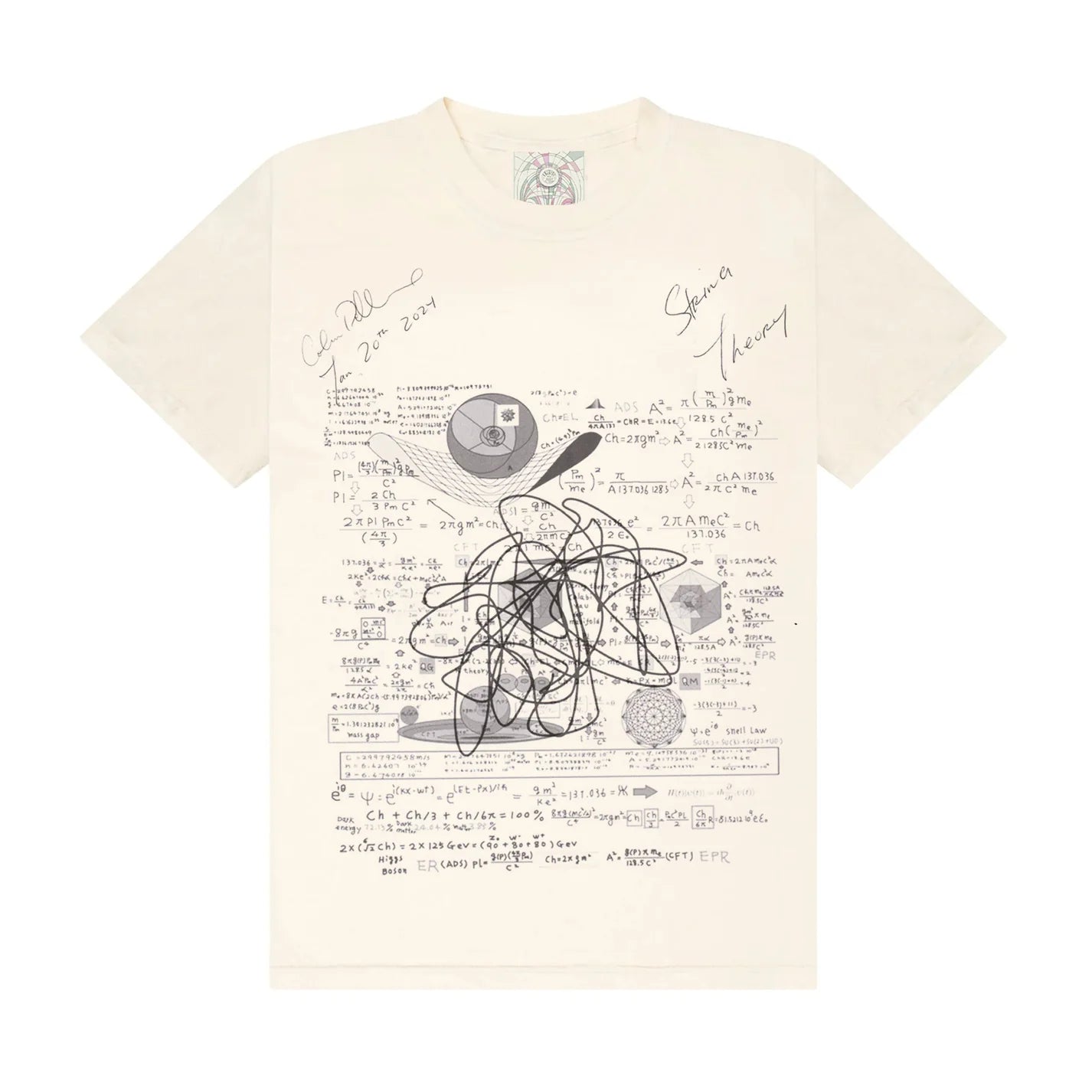KID SUPER STRING THEORY TEE [CREAM]
