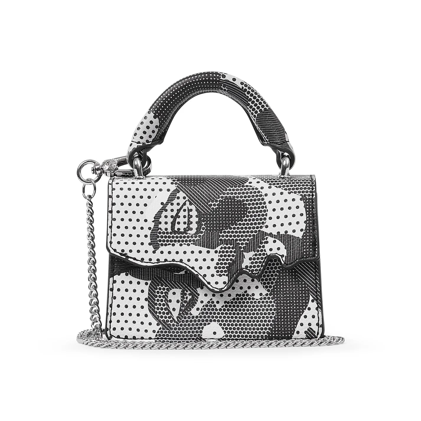 KID SUPER MINI KISSING BAG [BLACK /WHITE]