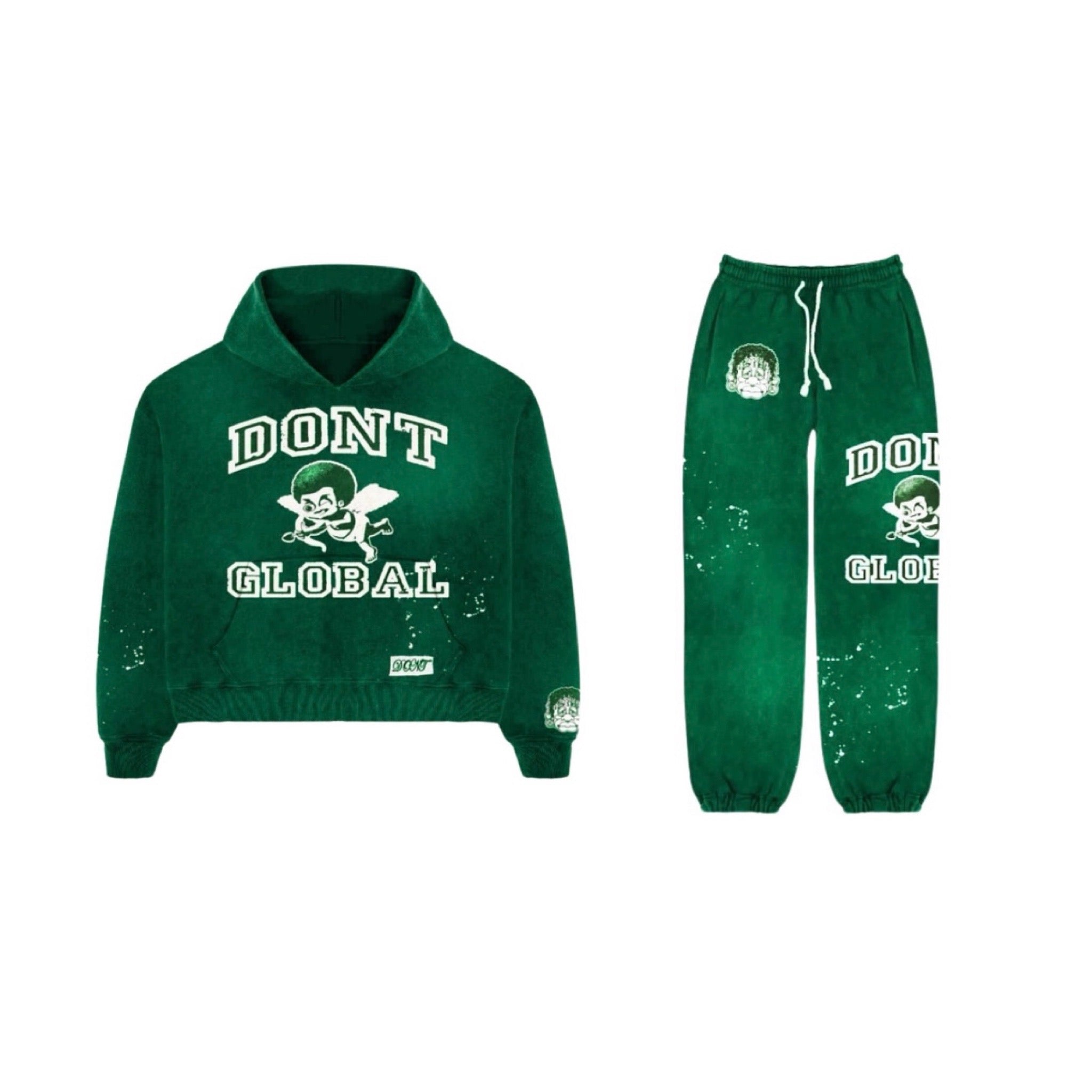 DON’T LET MOM FIND OUT DON’T GLOBAL HOODIE GREEN