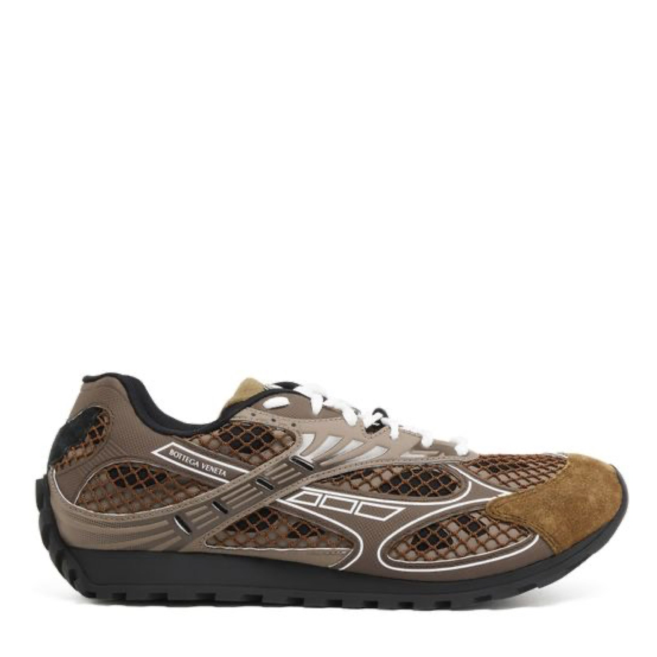 BOTTEGA VENETA ORBIT SNEAKER BROWN PINECONE