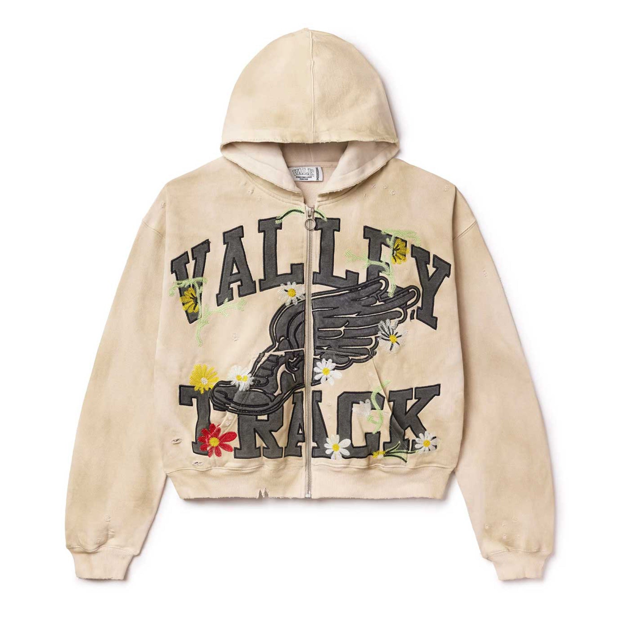 VALE FOREVER BONE GARDEN ZIP UP HOODIE