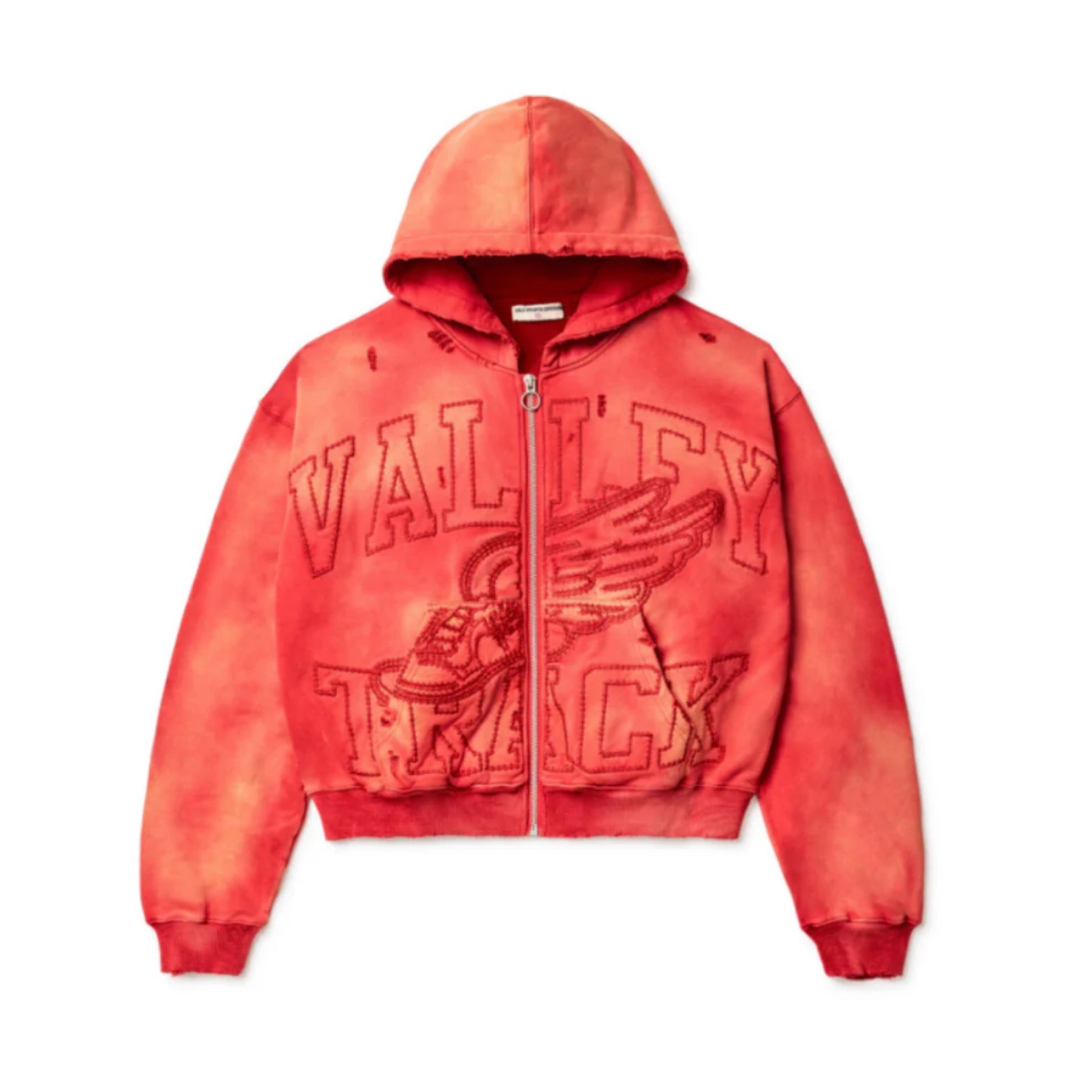 Vale Forever Red Garden Zip Up Hoodie