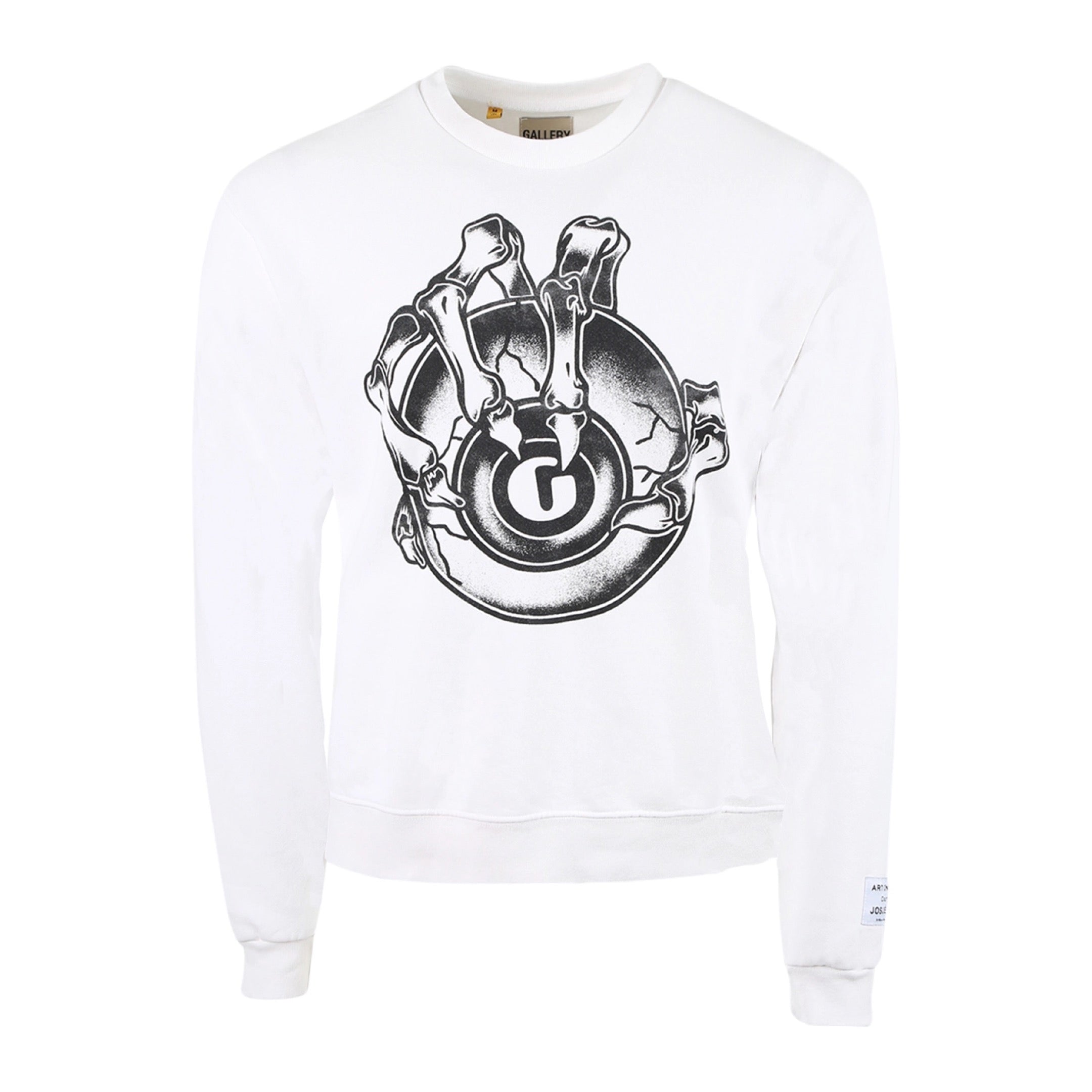 GALLERY DEPT. WHITE CREWNECK LONGSLEEVE