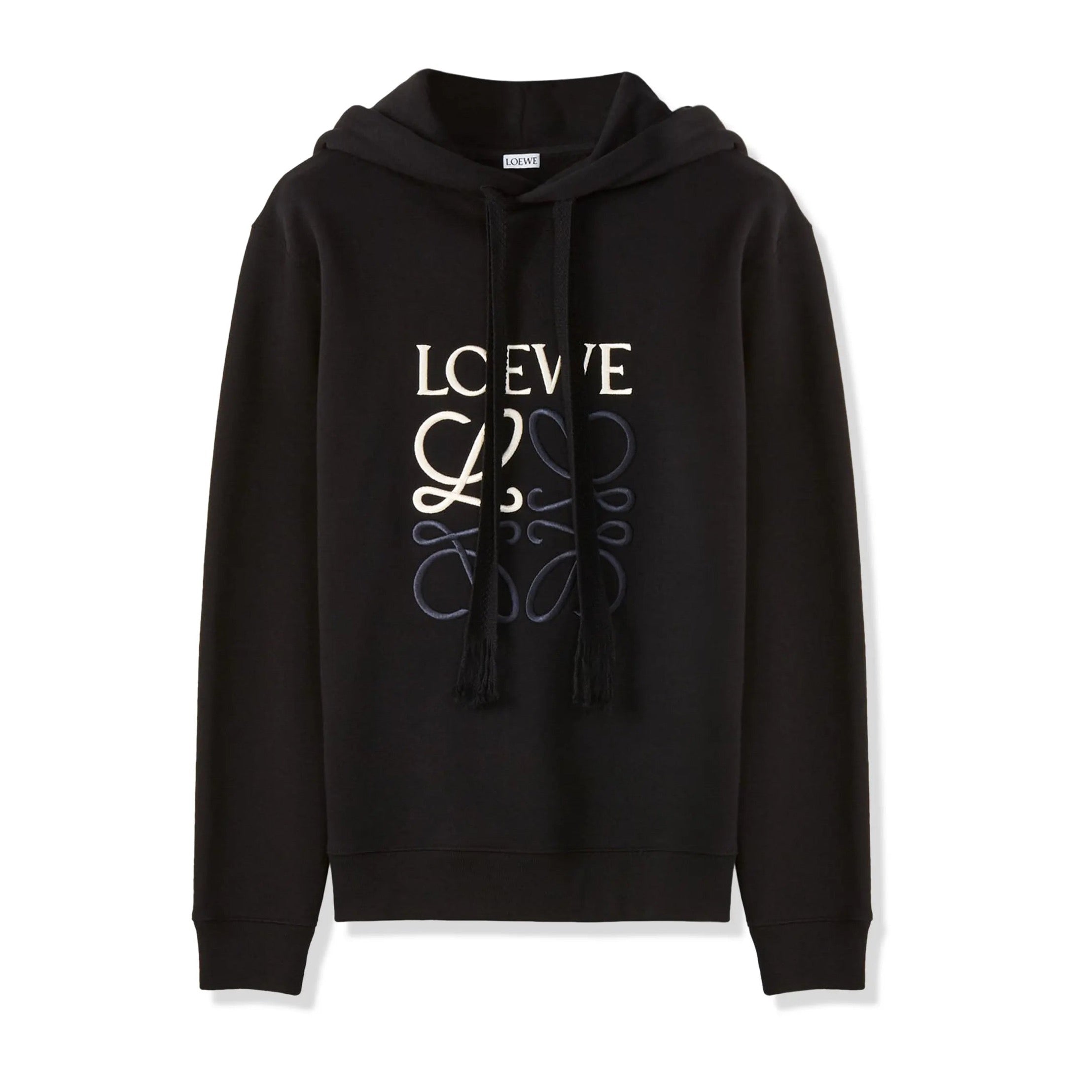 LOEWE ANAGRAM HOODIE NAVY BLUE