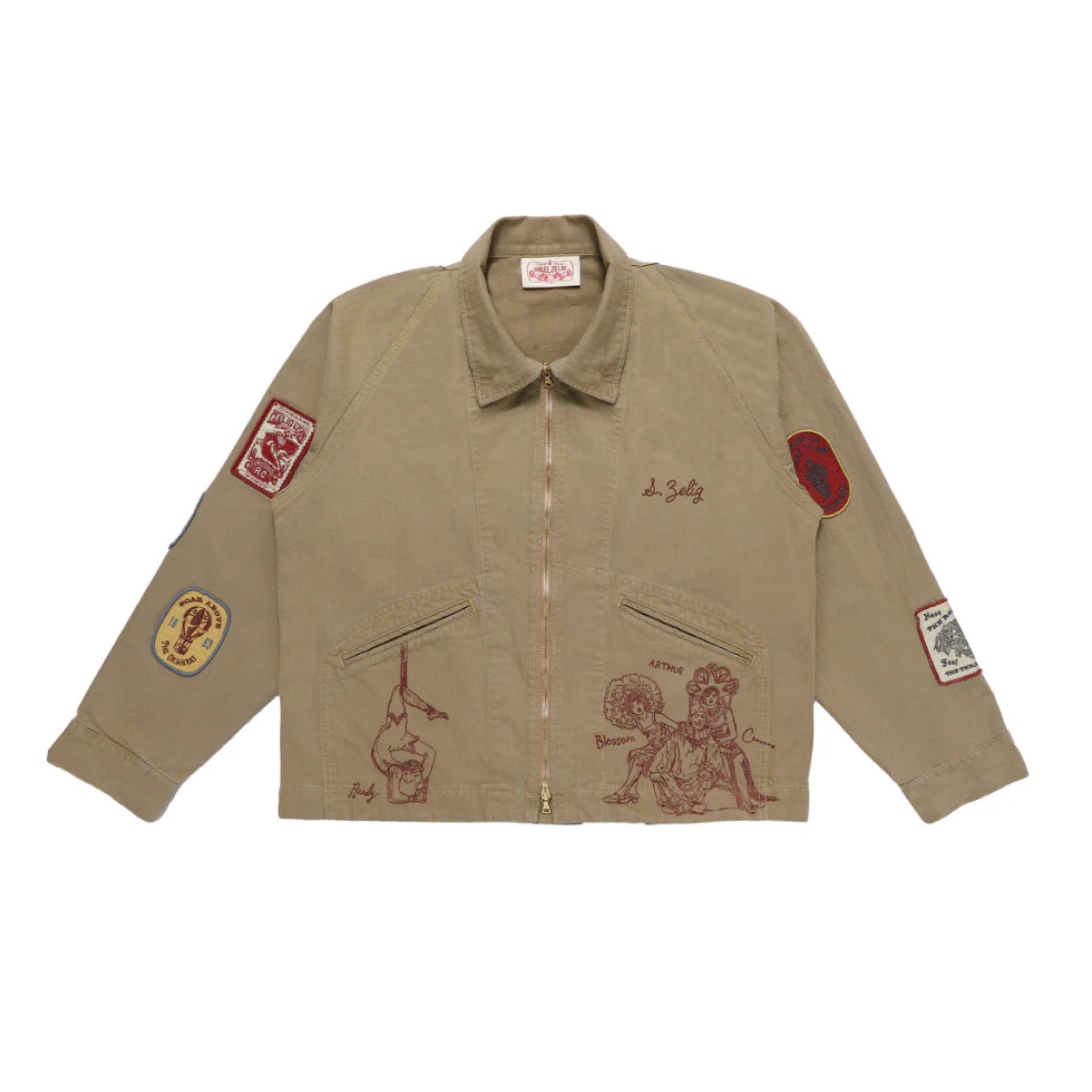 Samuel Zelig Cirque Zip Kacket Khaki