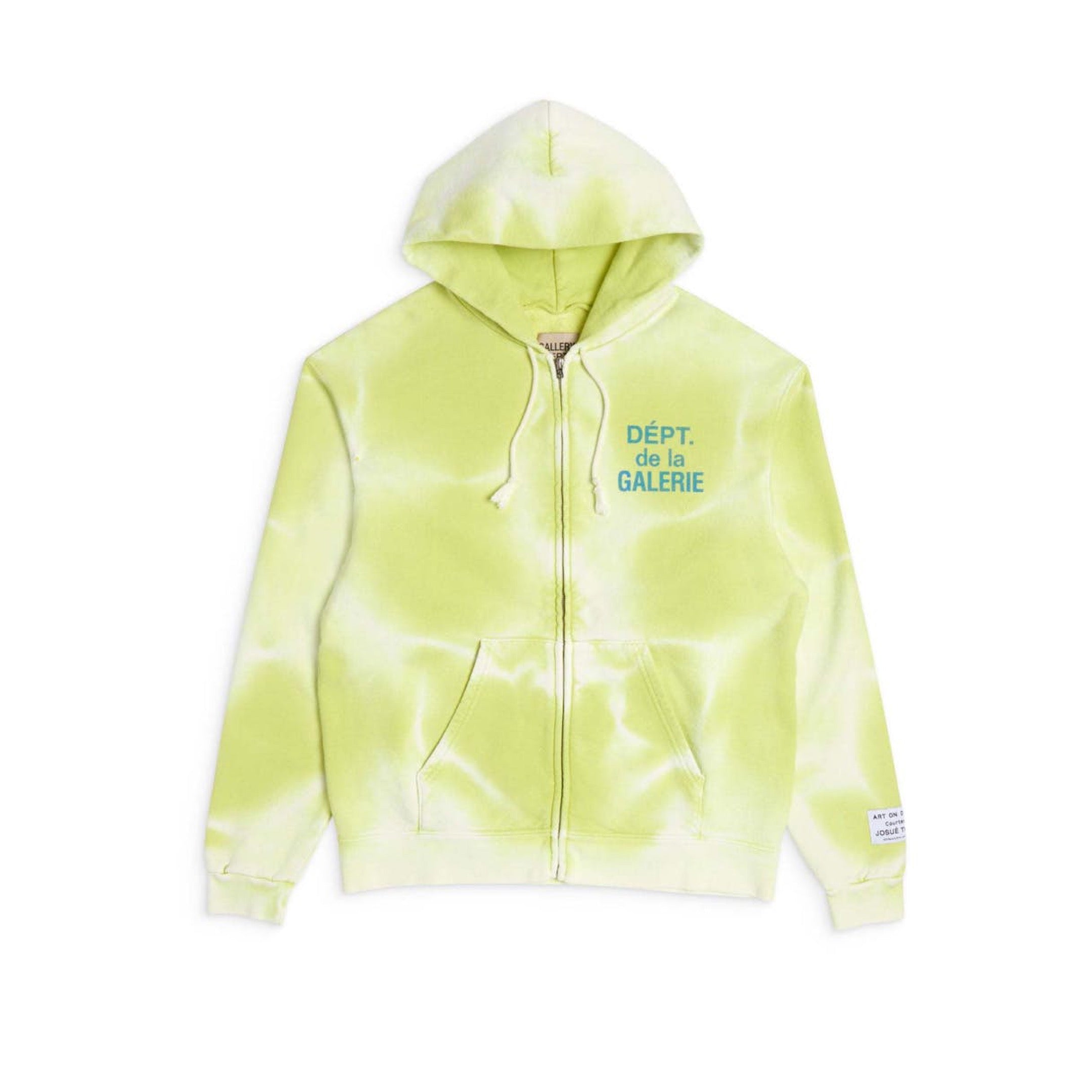 Gallery Dept. French Zip Hoodie Lime Green