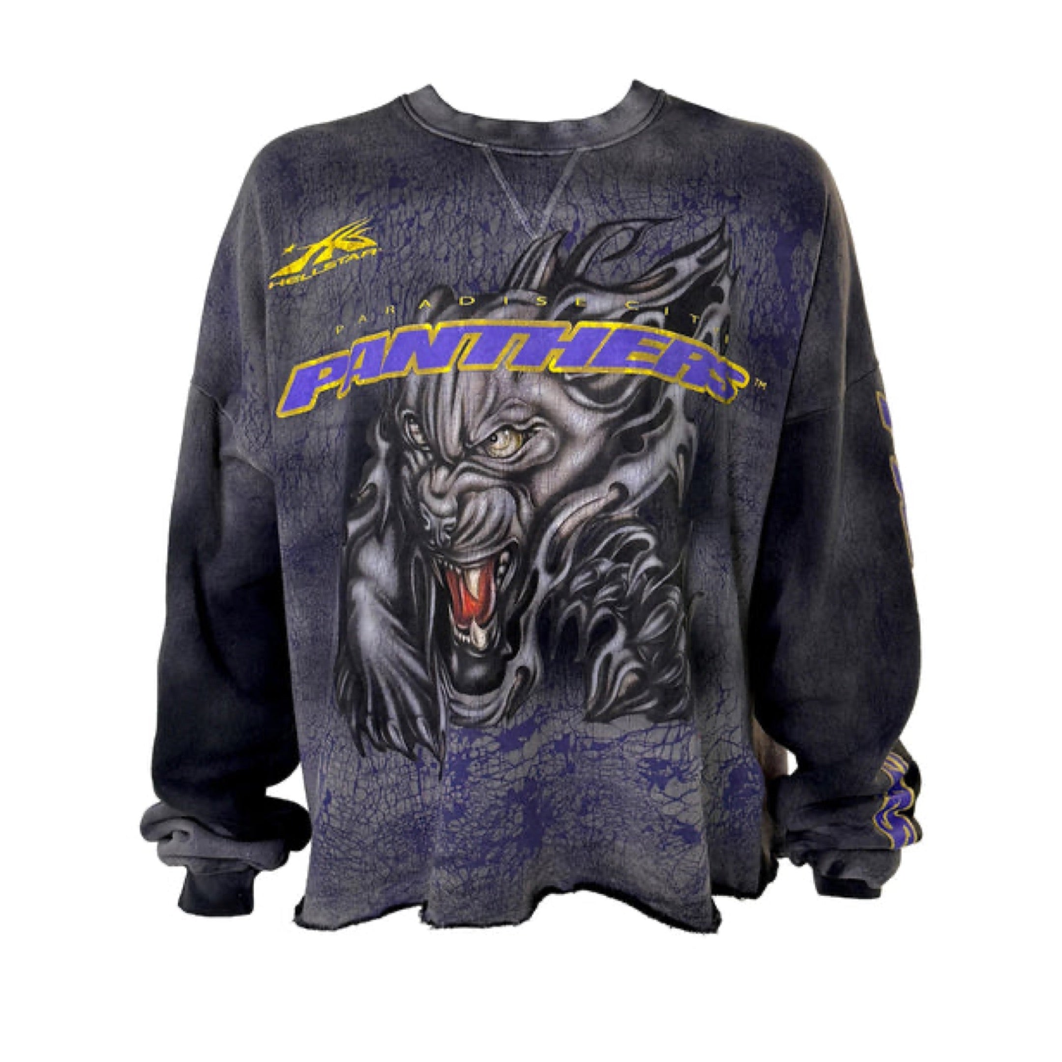 Hellstar Paradise City Panthers Crewneck Black