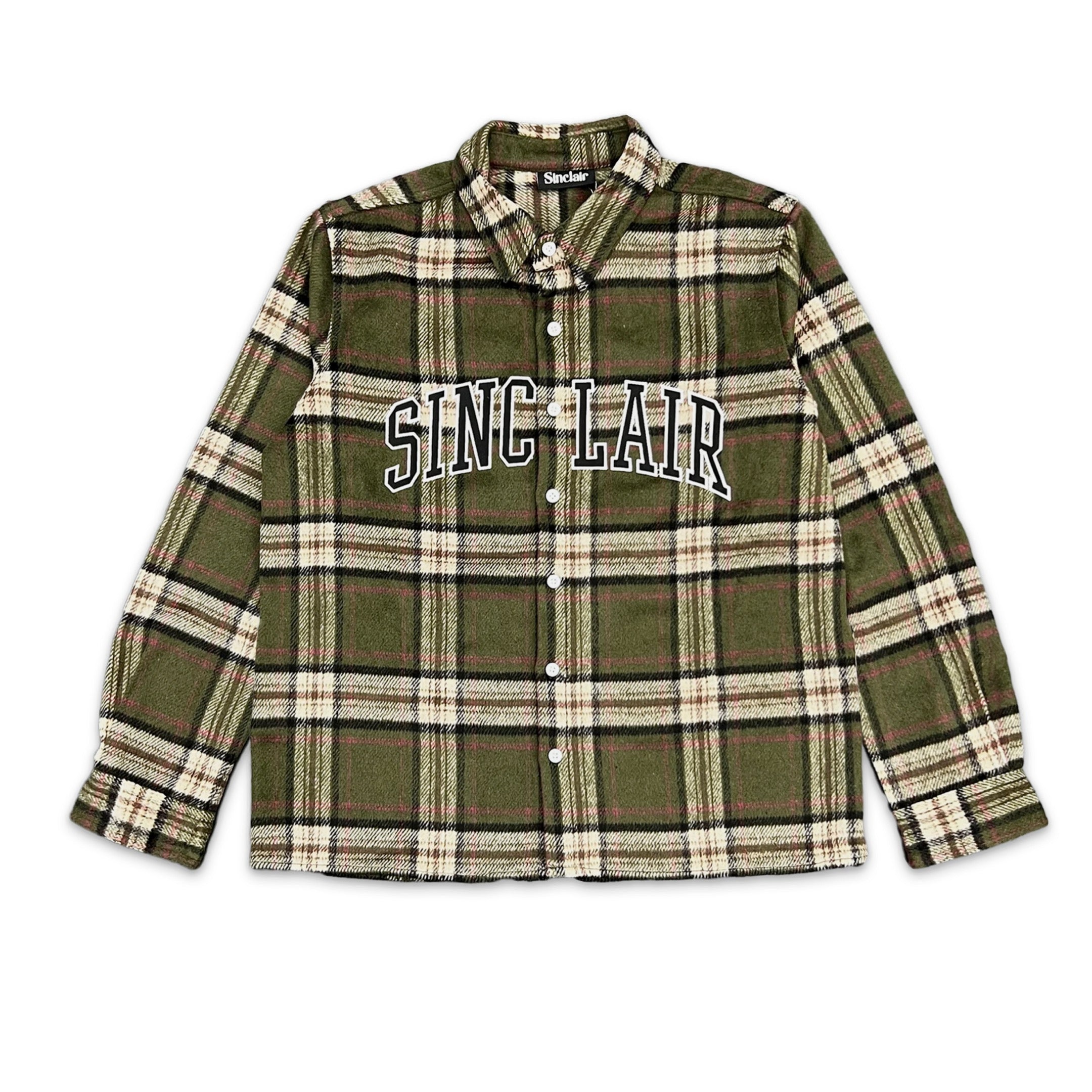 SINCLAIR TACKLE TWILL FLANNEL SHIRT OLIVE
