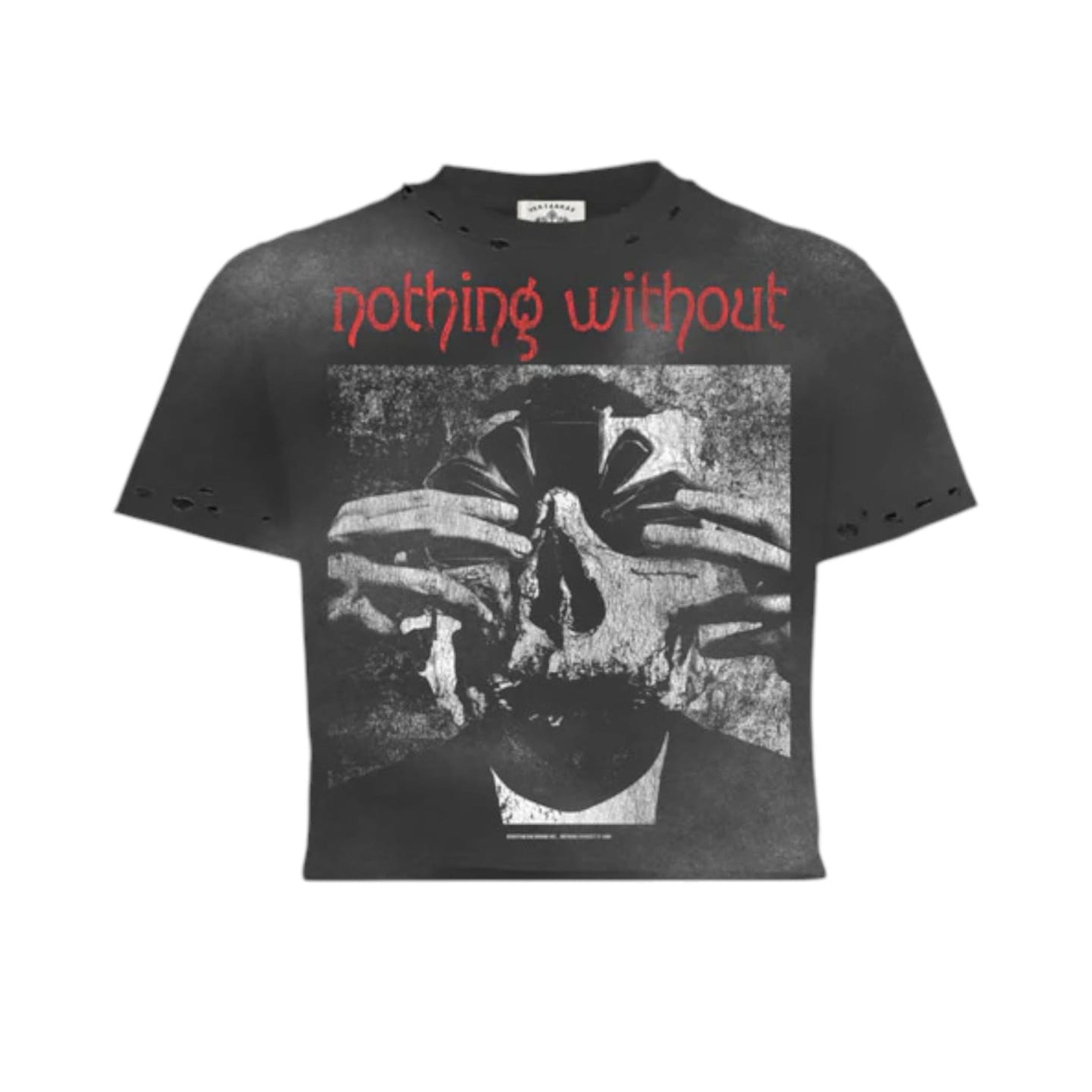 Vertabrae Pressure Point Tee Black